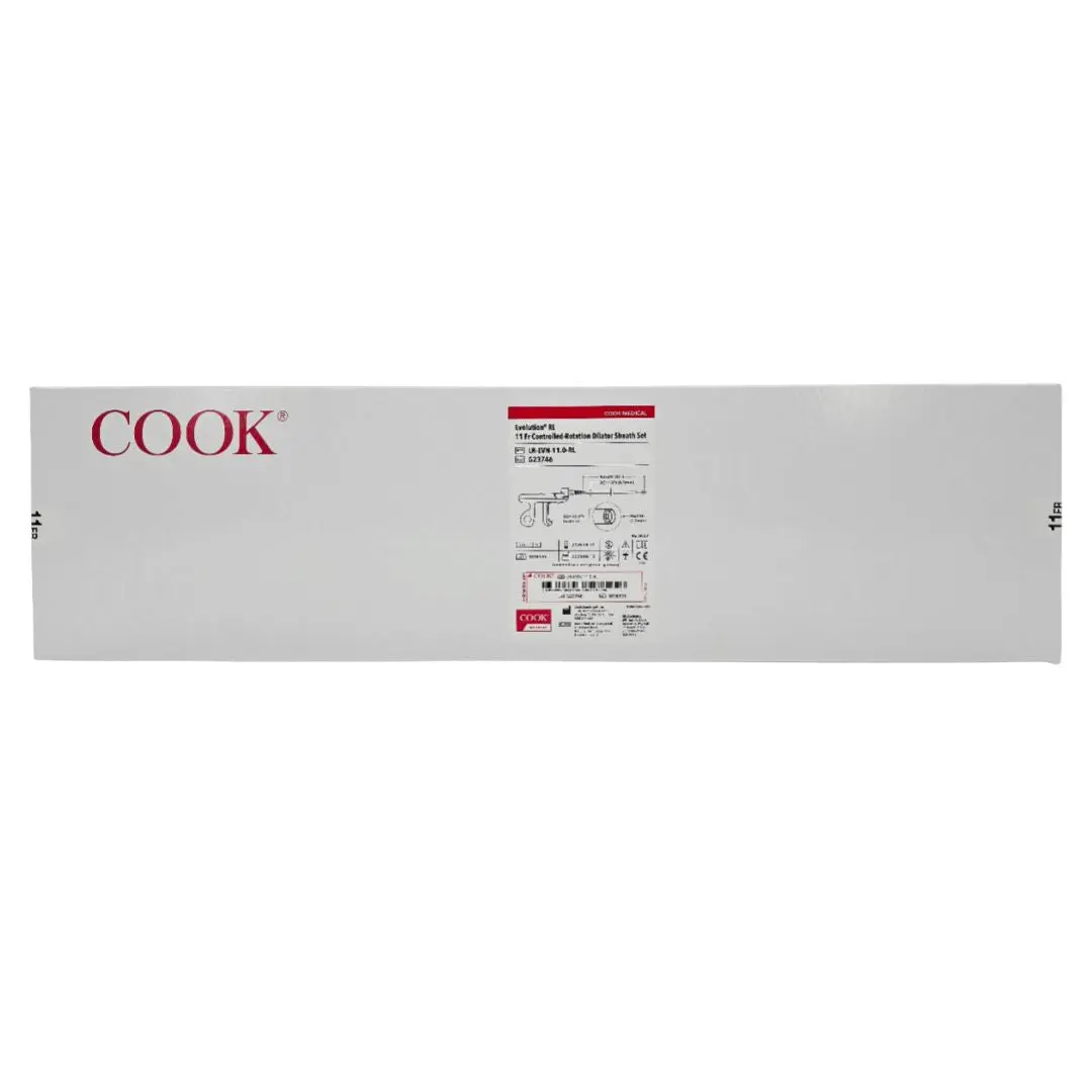 Cook Medical G23746 Evolution RL 11Fr. Controlled-Rotation Dilator Sheath Set