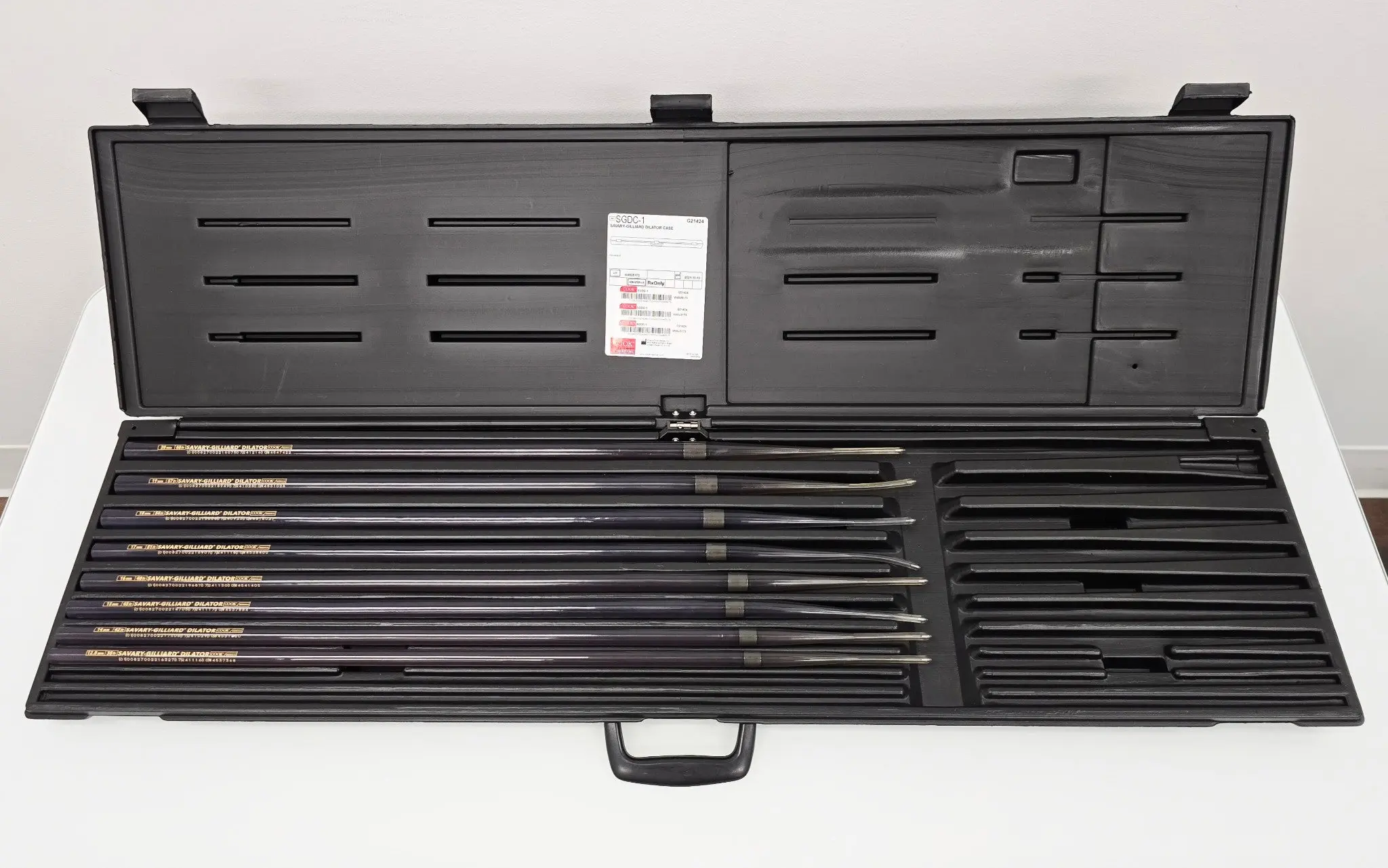 Cook Medical Savary-Gilliard 8-Piece Esophageal Dilator Set w/ SGDC-1 Case - Image 2