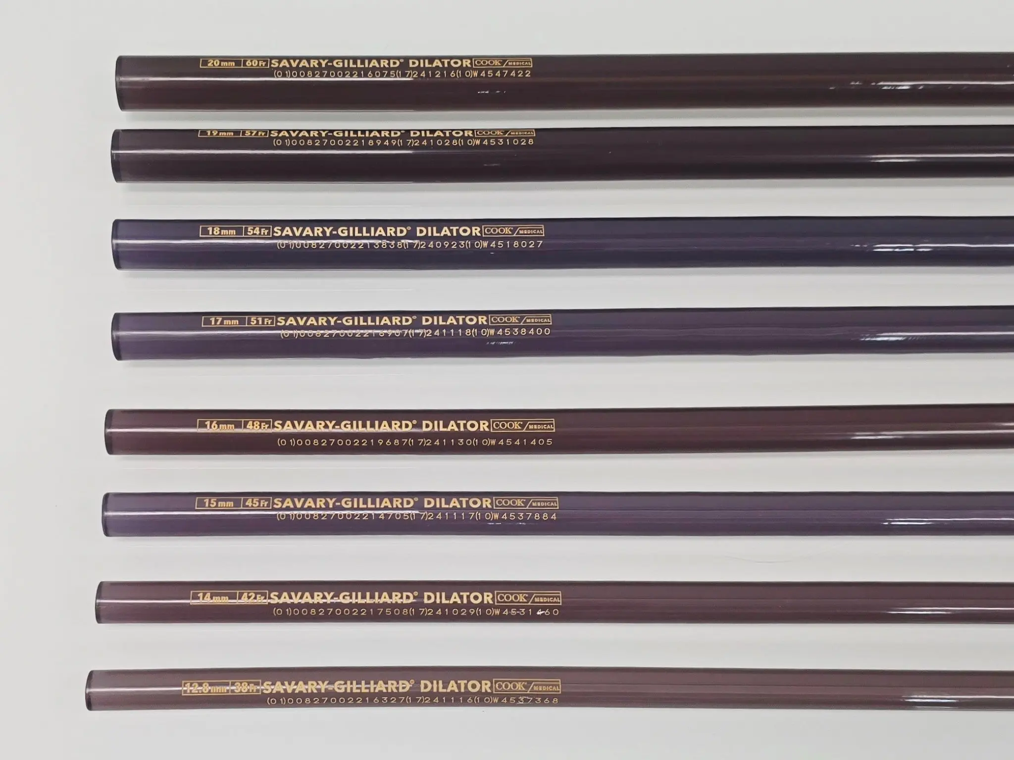 Cook Medical Savary-Gilliard 8-Piece Esophageal Dilator Set w/ SGDC-1 Case - Image 6