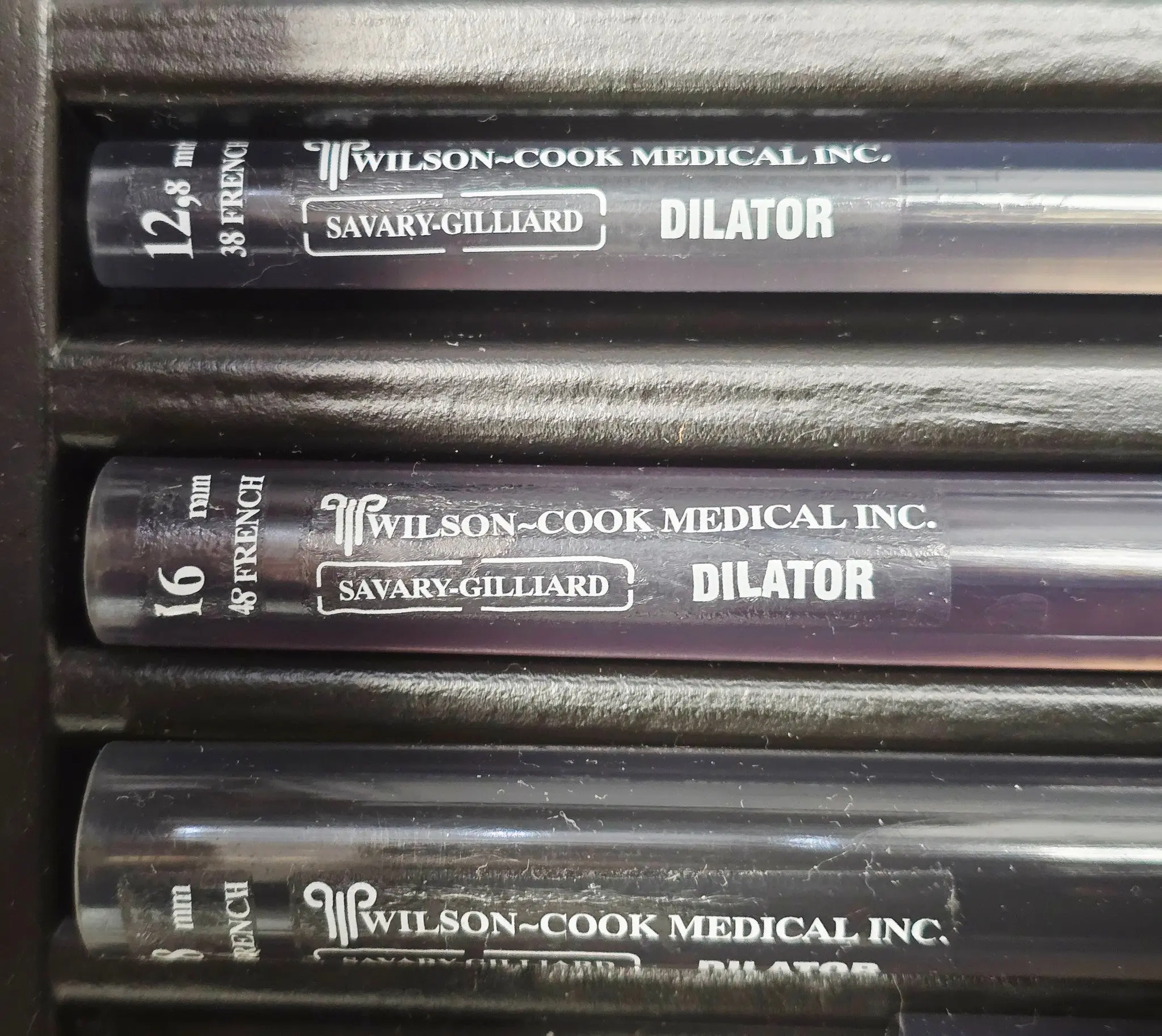 Cook Medical SGD-70-2 Savary Gilliard Piece Dilator Set of 9 w/ Case - Image 4
