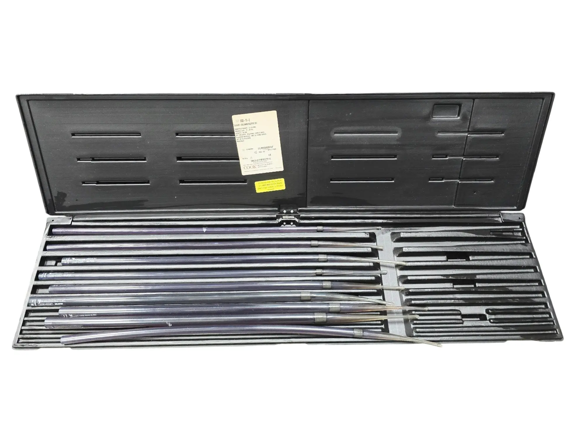 Cook Medical SGD-70-2 Savary Gilliard Piece Dilator Set of 9 w/ Case - Image 8