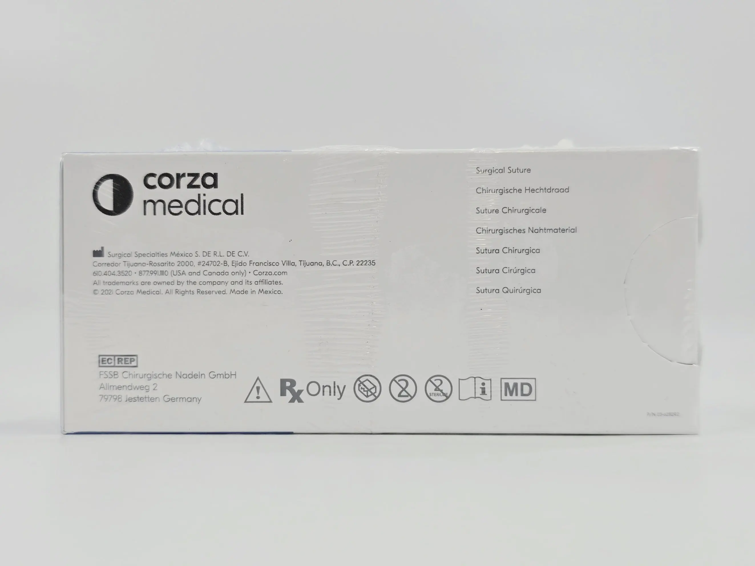 Corza Medical J8699N Sharpoint POLYPROPYLENE 4-0 Blue 1X18" P-3 13mm Precision Reverse Cutting BX/12 - Image 3