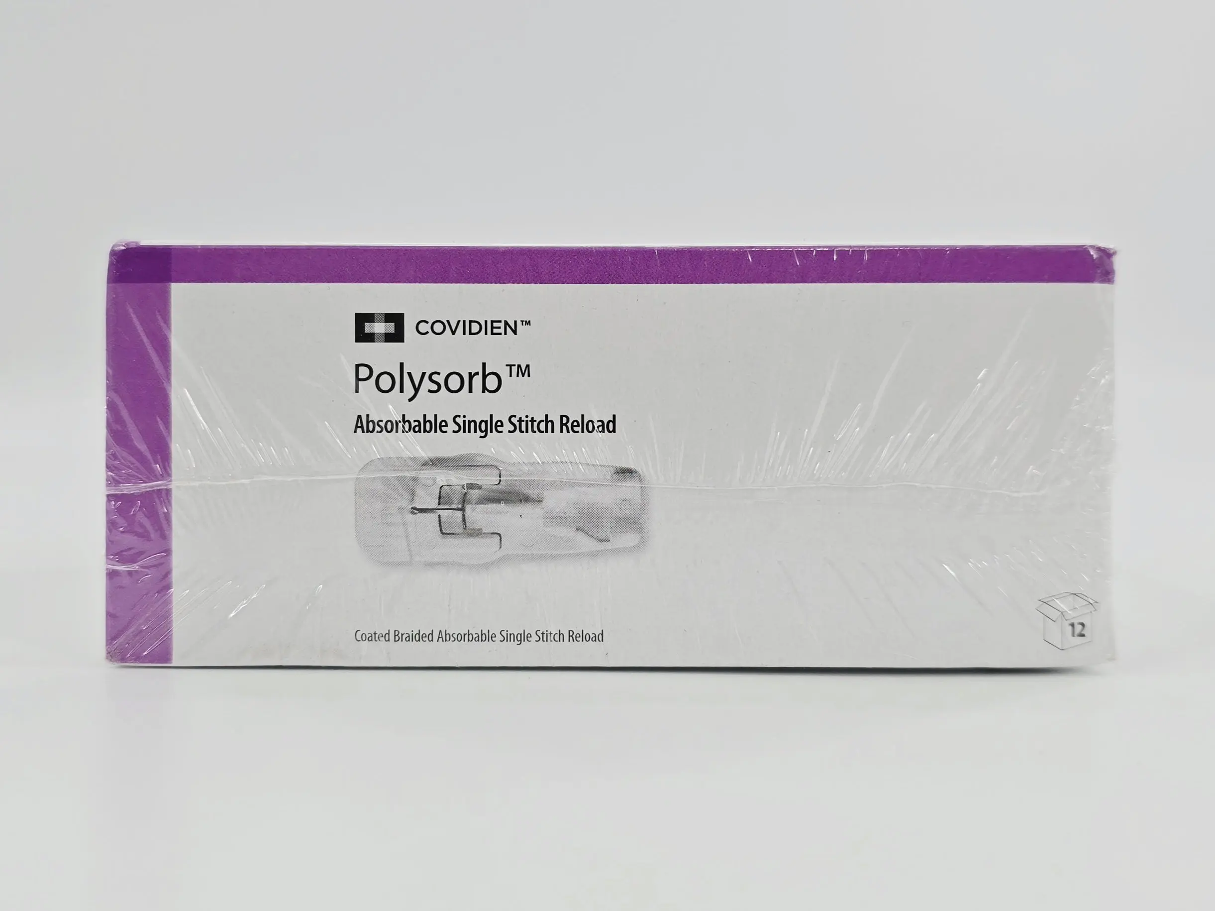 Covidien 170052 Polysorb 0 1X48" Violet ES-9 9mm Reload BX/12 - Image 2