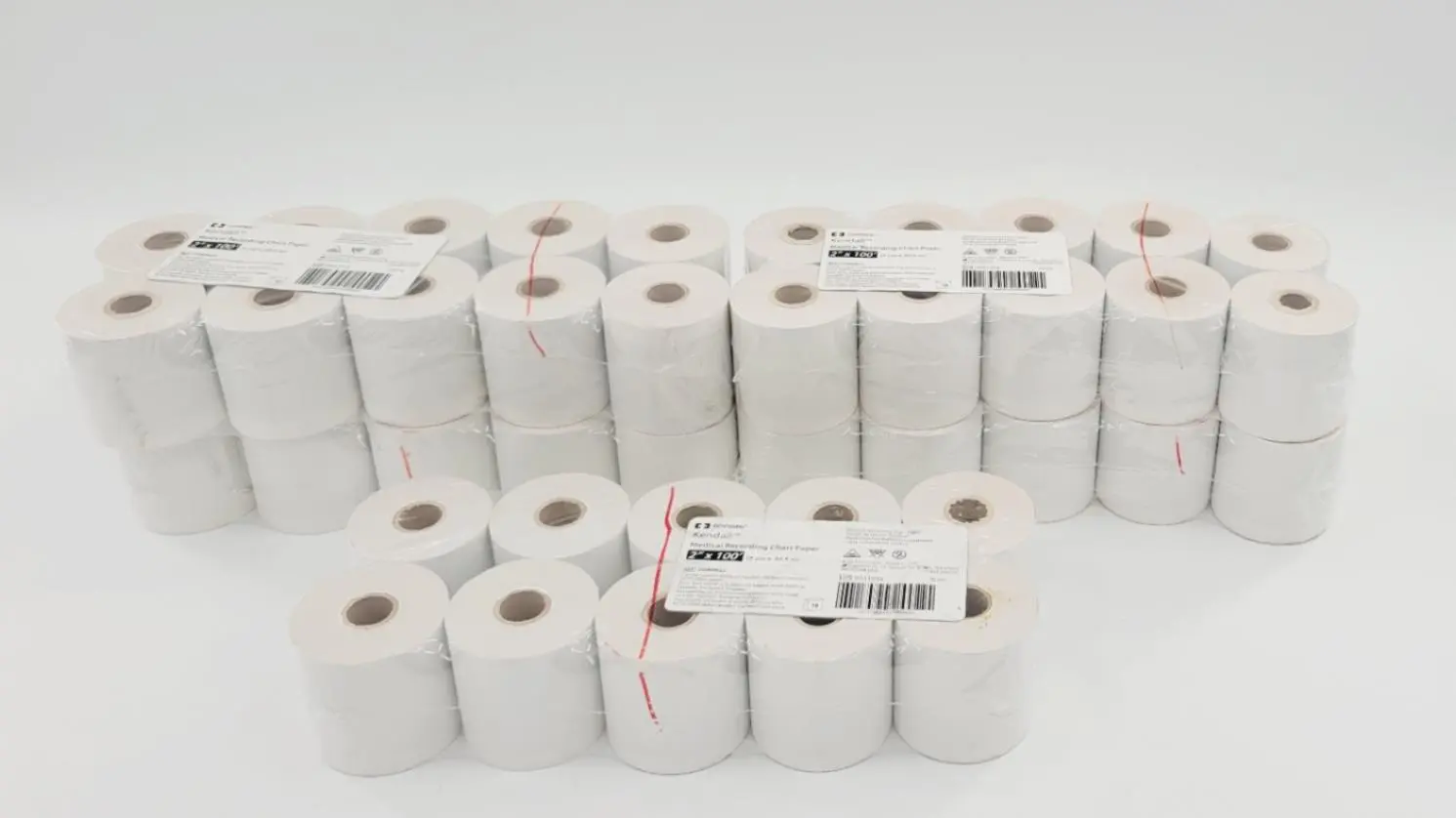 Covidien 20060622 Kendall Medical Recording Chart Paper 2" x 100' 50 Pack - Image 4