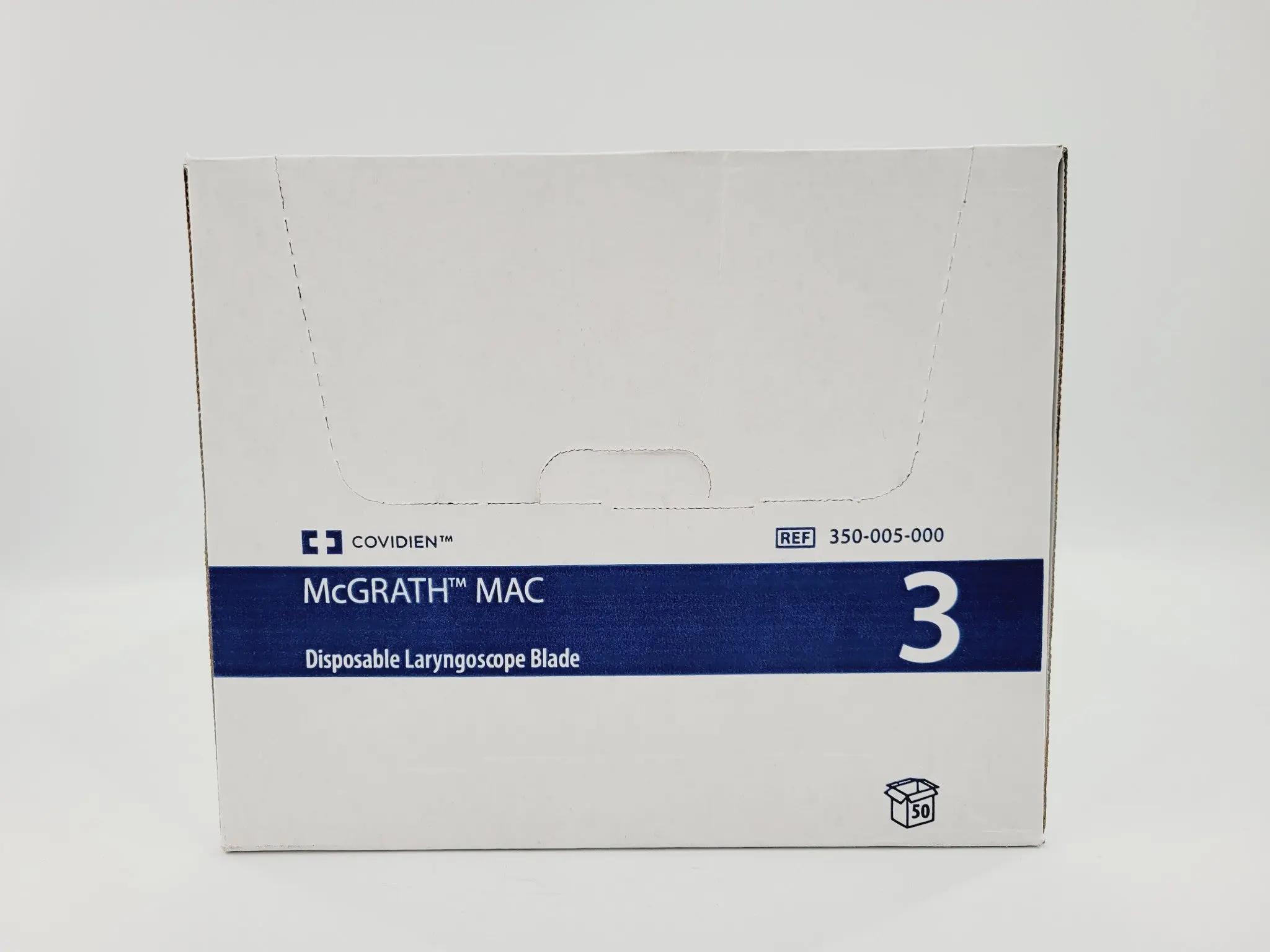 Covidien 350-005-000 McGRATH MAC 3 Disposable Video Laryngoscope Blade BX/50 - Image 2