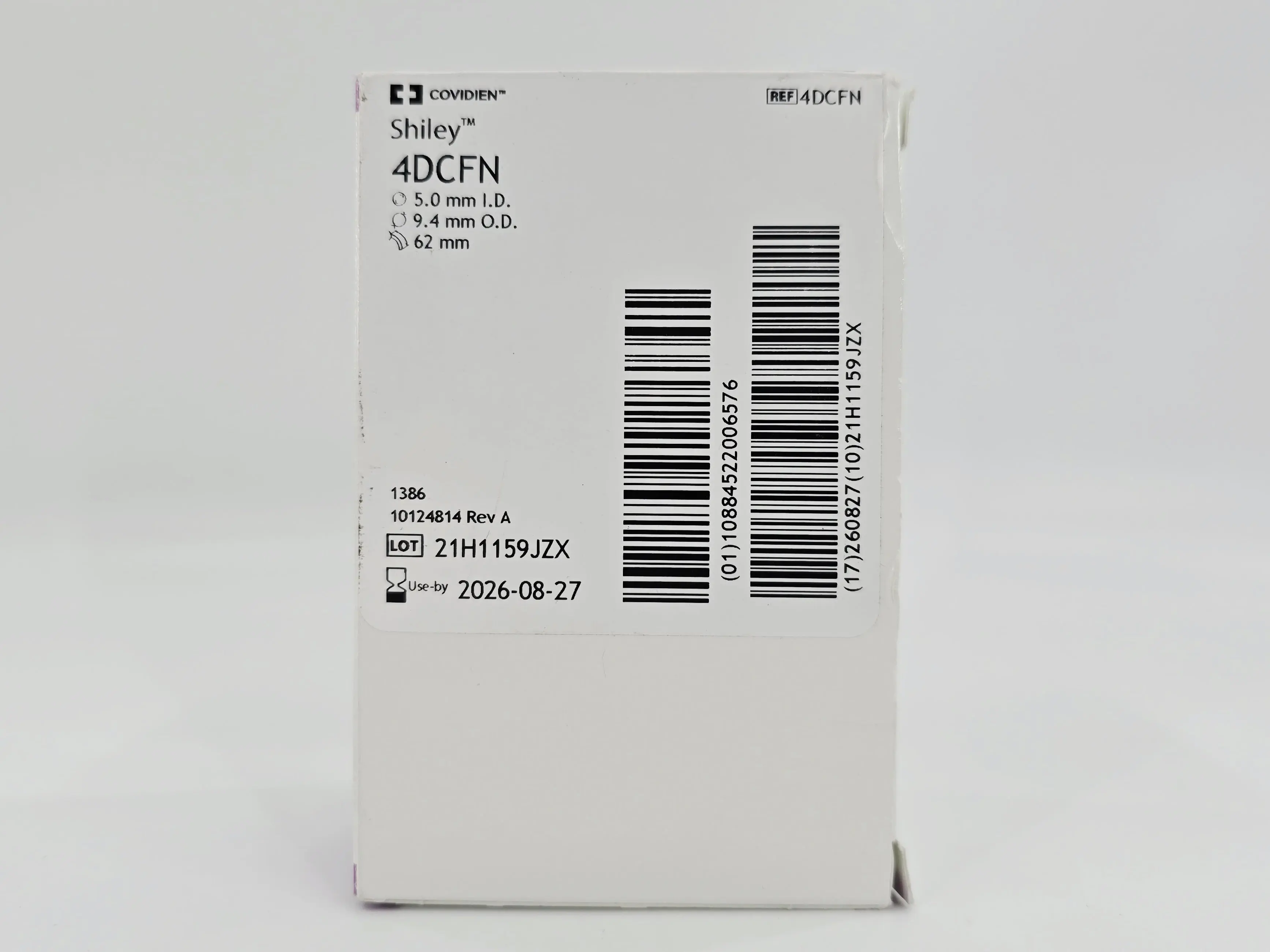 Covidien 4DCFN Shiley Tracheostomy Tube Cuffless w/ Disposable Inner Cannula Fenestrated - Image 2