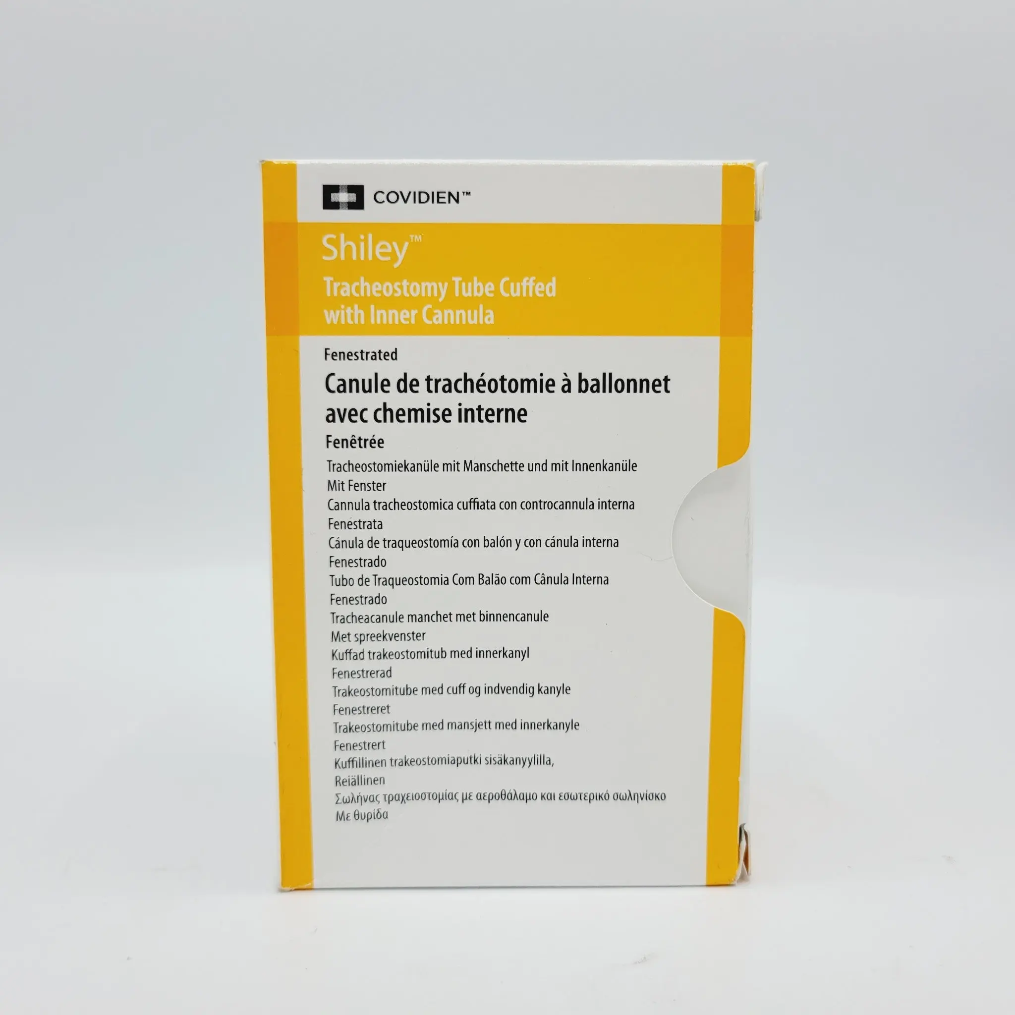 Covidien 4FEN Shiley Tracheostomy Tube Cuffed w/ Disposable Inner Cannula - Image 2