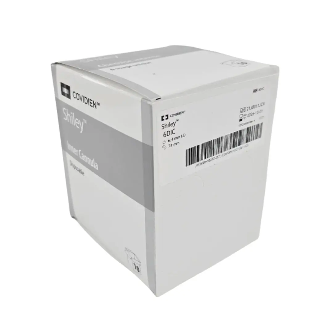 Covidien 6DIC Shiley Disposable Inner Cannula 6.4mm I.D. 74mm Length BX/10