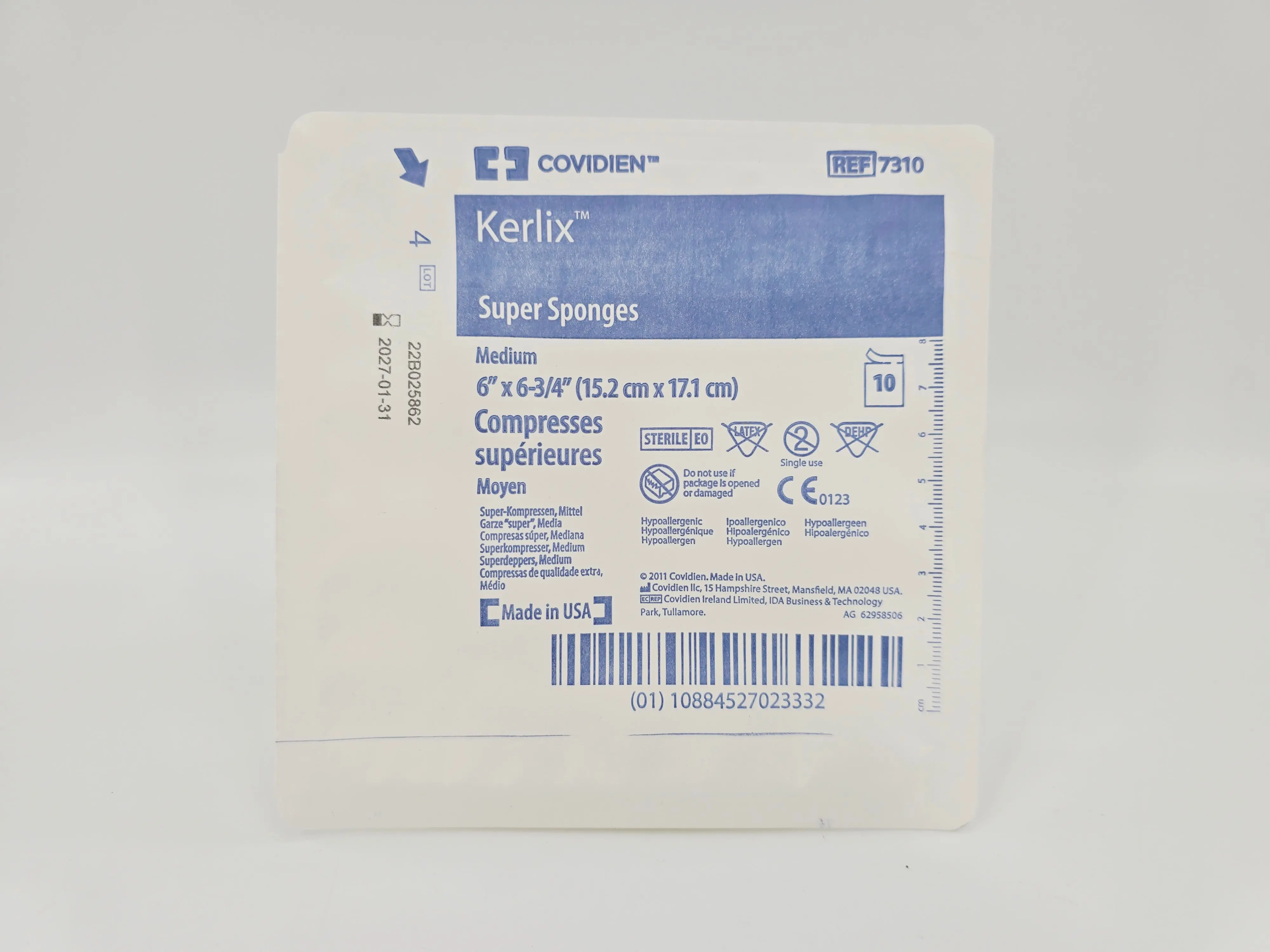 Cardinal Health 7310 Kerlix Super Sponges Medium 6" x 6-3/4" CS/480 - Image 2