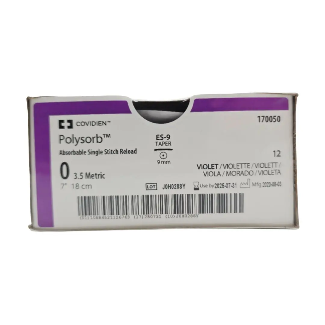 Covidien 170050 0 Polysorb 1X7" Violet ES-9 Reload BX/12
