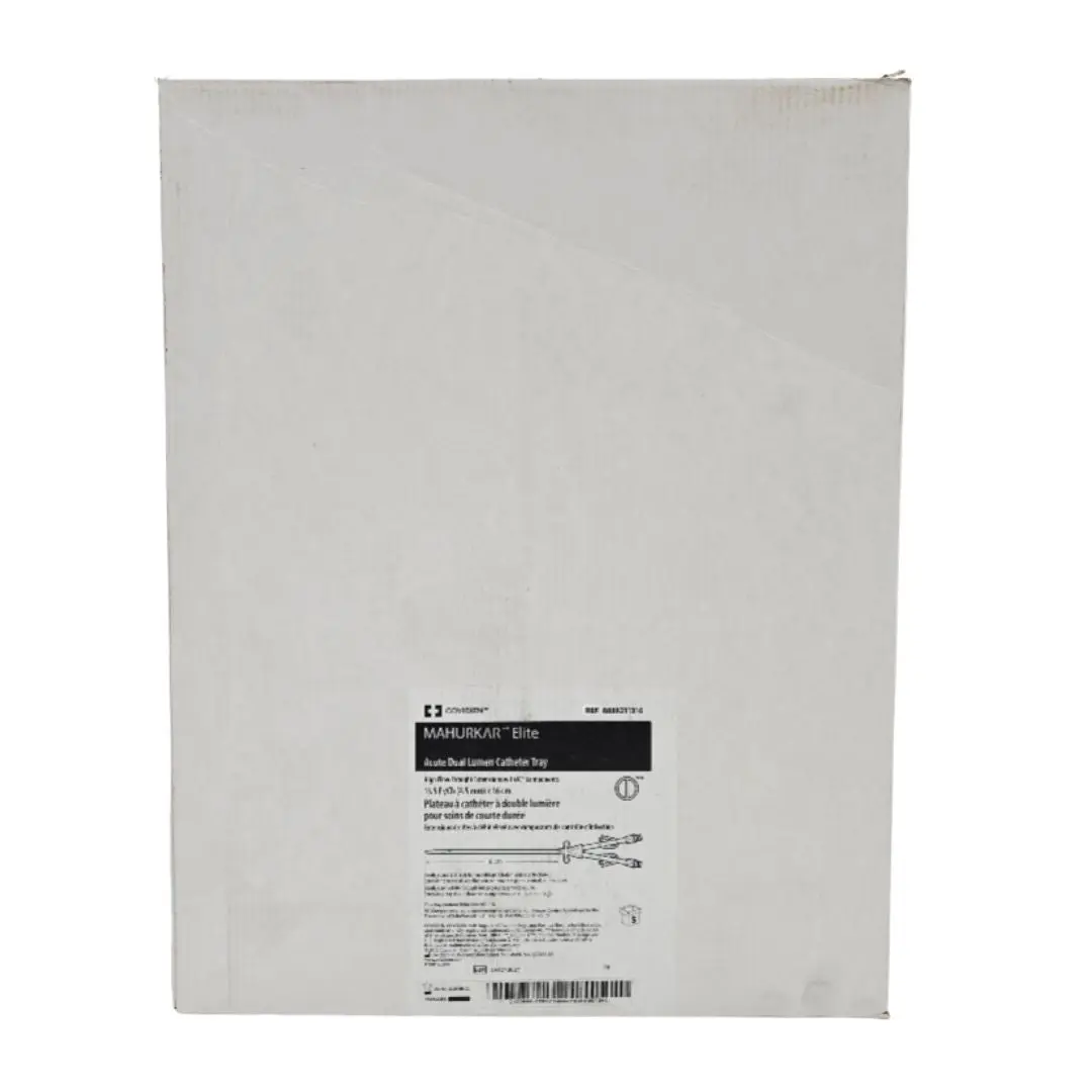 Covidien 8888211316 MAHURKAR Elite Acute Dual Lumen Catheter Tray 13.5Fr/Ch x 16cm CS/5