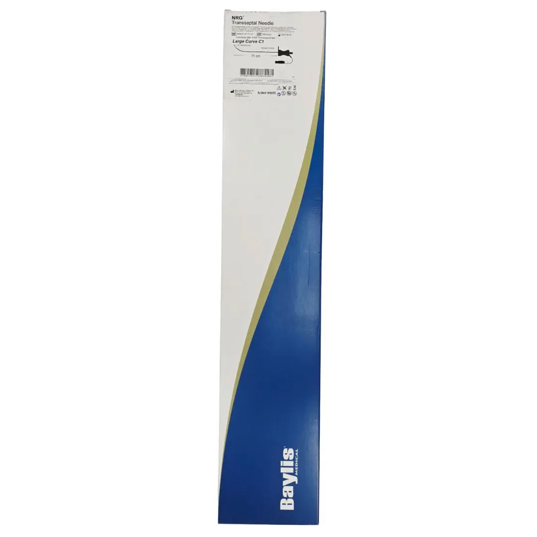 Baylis Medical NRG-E-HF-71-C1 NRG Transseptal Needle Large Curve C1 21Ga / 18Ga x 71cm