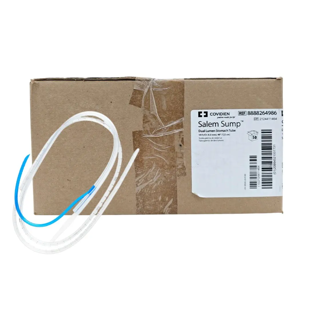 Covidien 8888264986 Salem Sump 18 Fr./Ch. Dual Lumen Stomach Tube 48" CS/50