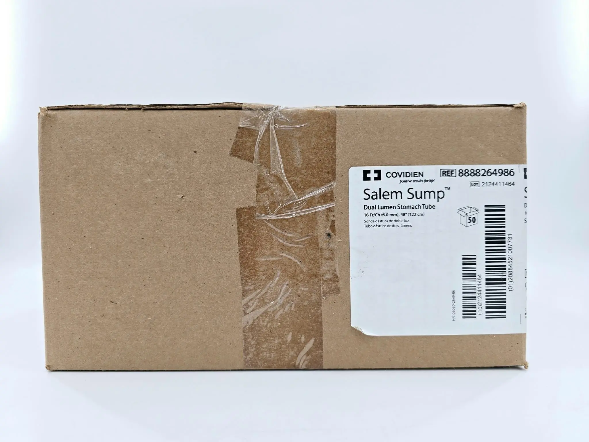 Covidien 8888264986 Salem Sump 18 Fr./Ch. Dual Lumen Stomach Tube 48" CS/50 - Image 2