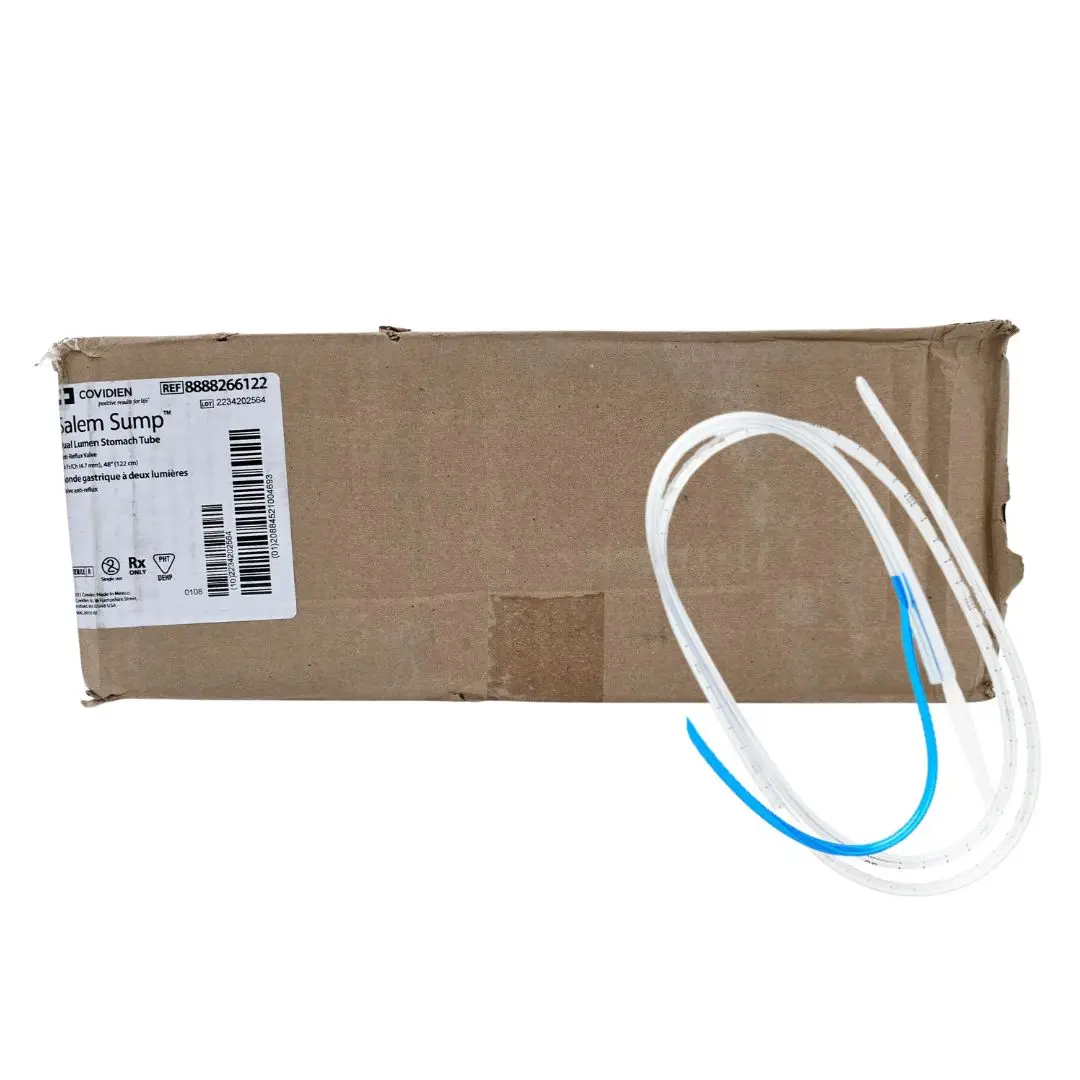 Covidien 8888266122 Dual Lumen Stomach Tube, 14Fr. Anti-Reflux Valve CS/50