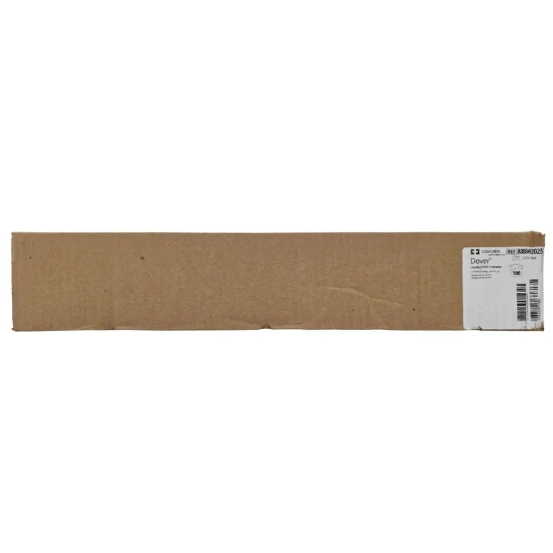 Covidien 8888492025 Dover Urethral PVC Catheter 10Fr/Ch x 16" BX/100