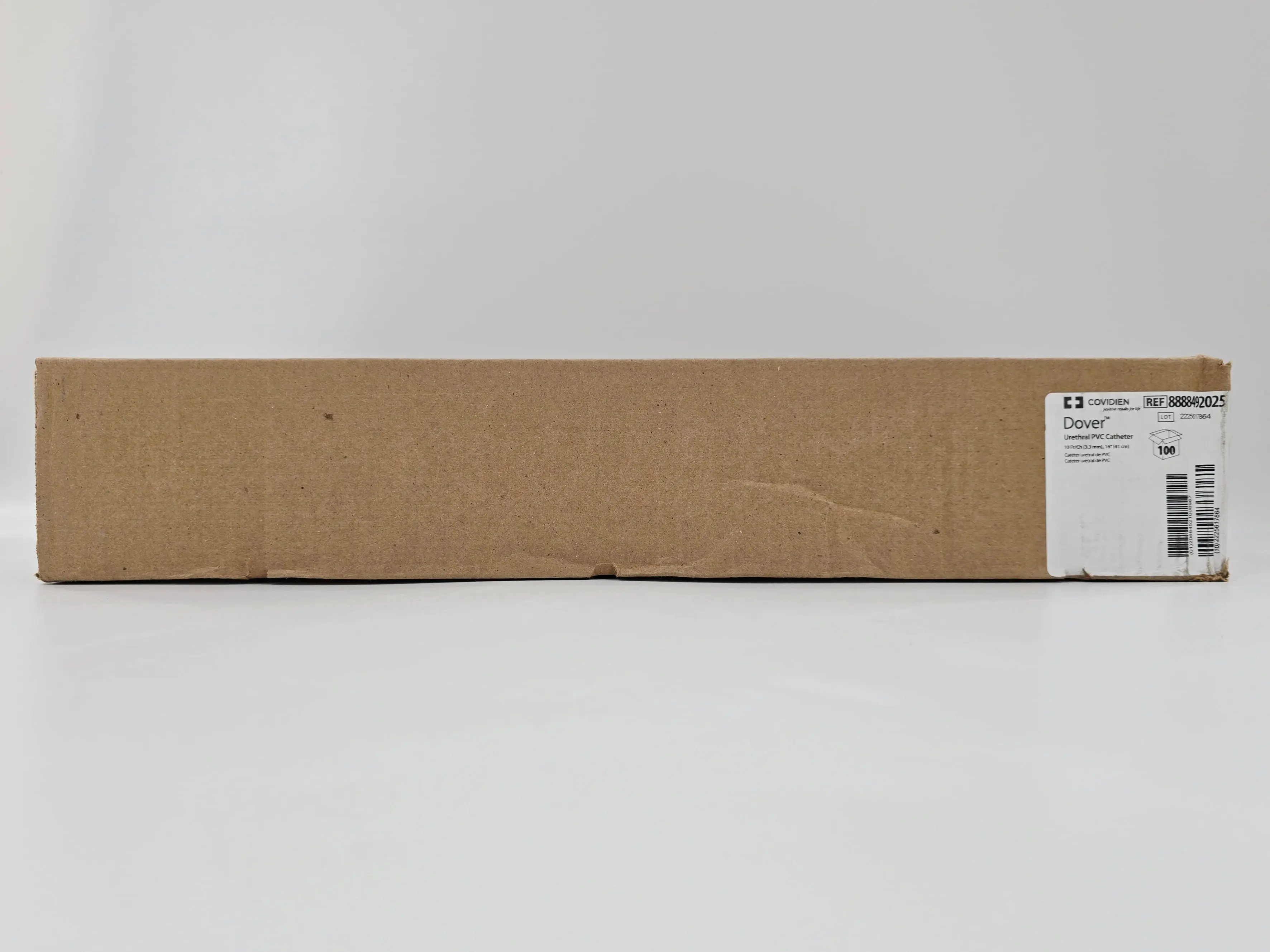 Covidien 8888492025 Dover Urethral PVC Catheter 10Fr/Ch x 16" BX/100 - Image 2