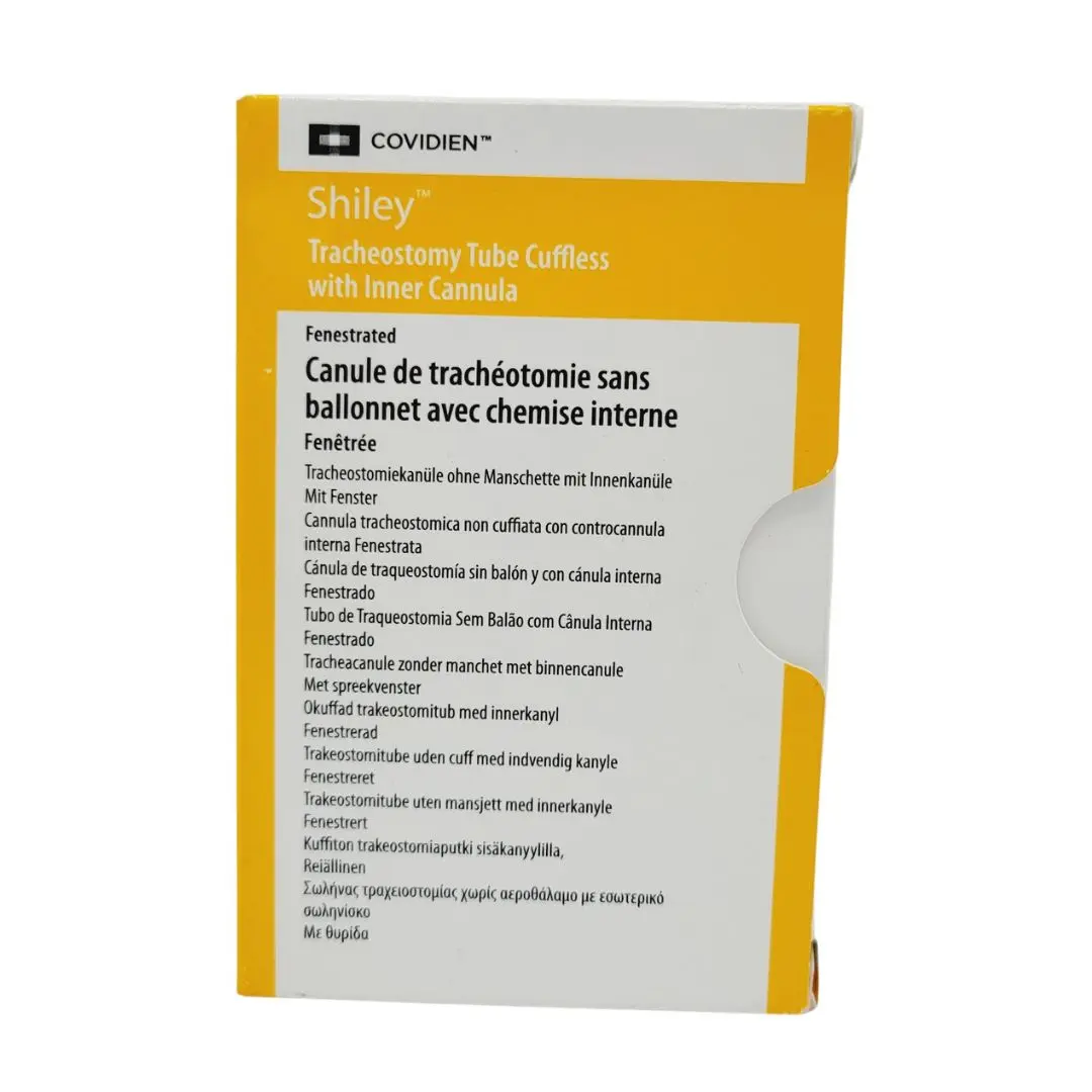 Covidien 8CFN Shiley Tracheostomy Tube Cuffless w/ Inner Cannula - Image 2