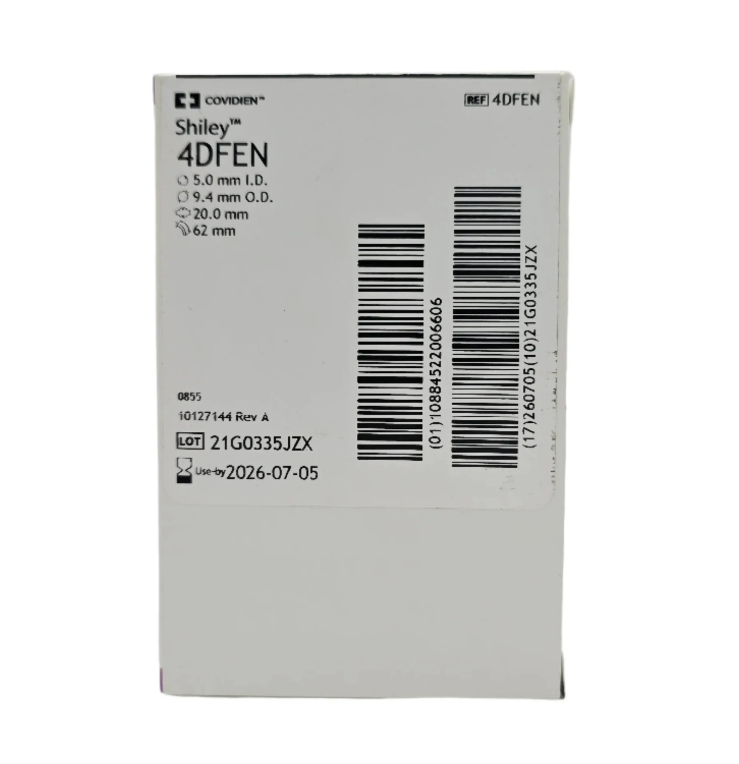 Covidien 4DFEN Shiley Tracheostomy Tube Cuffed w/ Disposable Inner Cannula