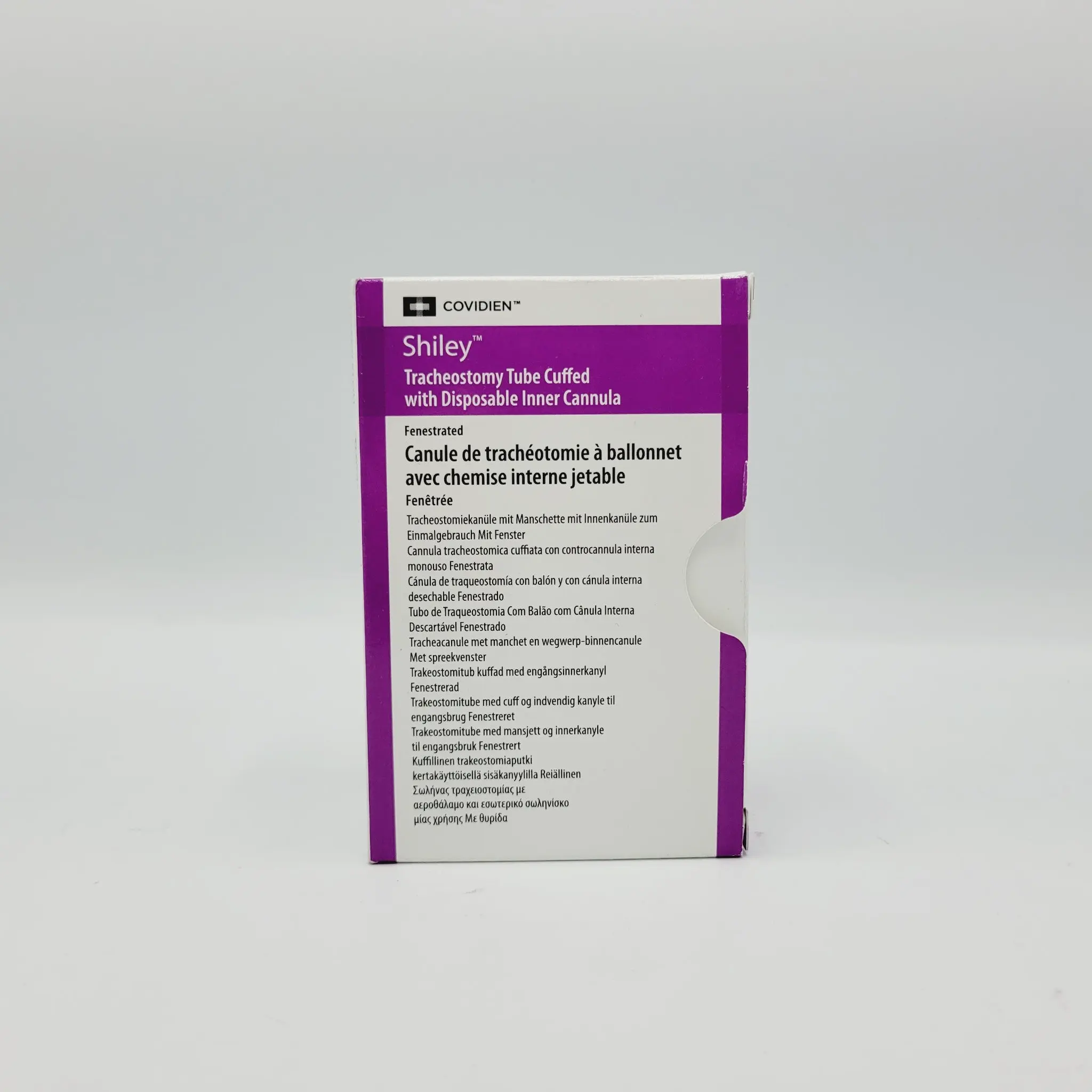 Covidien 8DFEN Shiley Tracheostomy Tube Cuffed w/ Disposable Inner Cannula - Image 2