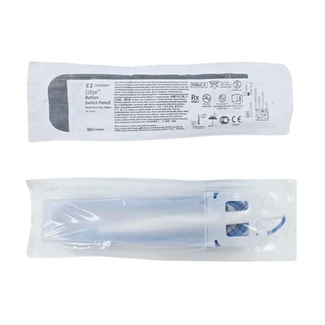Covidien E2450H Edge Button Switch Pencil Blade Electrode, Holster 10"