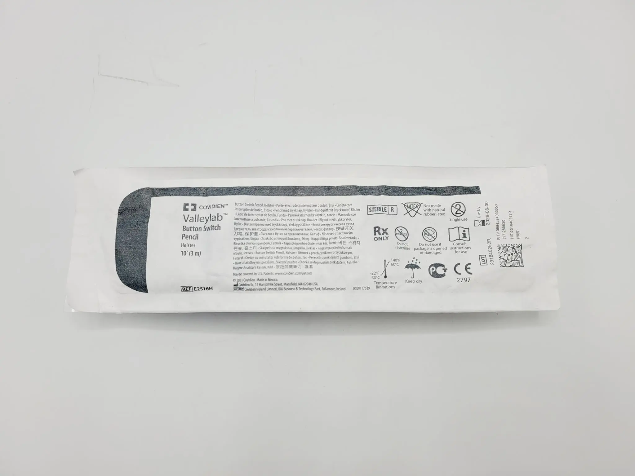 Covidien E2516H Valleylab Button Switch Pencil Holster 10' - Image 2
