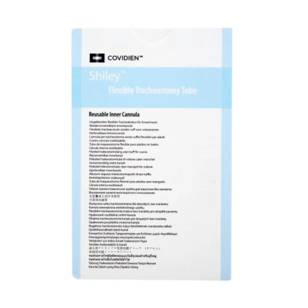 Covidien 4CN65R Shiley 6.5mm I.D. Adult Flexible Tracheostomy Tube w/ Taperguard Cuff & Disposable Inner Cannula