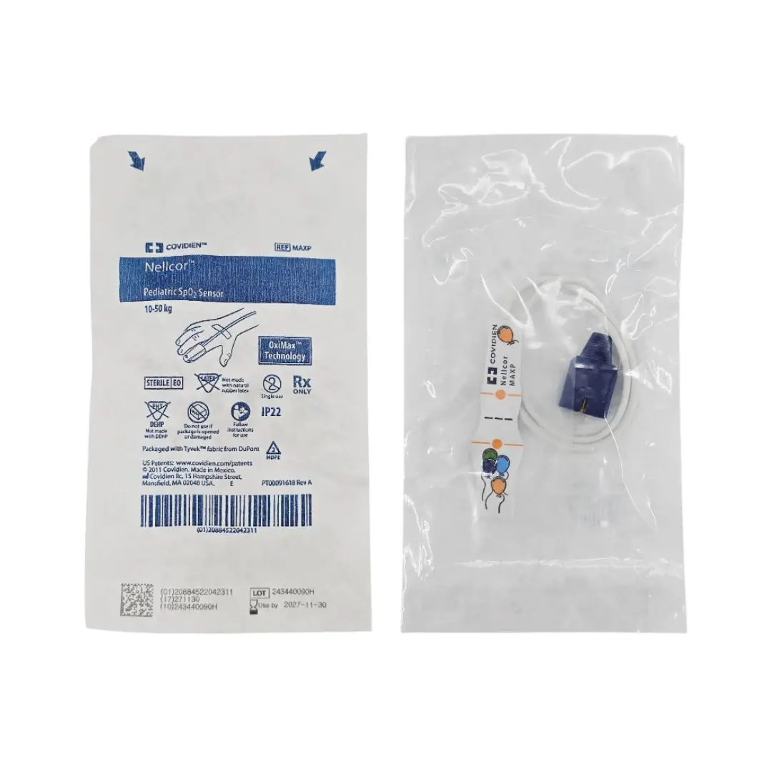 Covidien MAXP Nellcor Pediatric SpO₂ Sensor 10-50kg OxiMax Technology 1/EA
