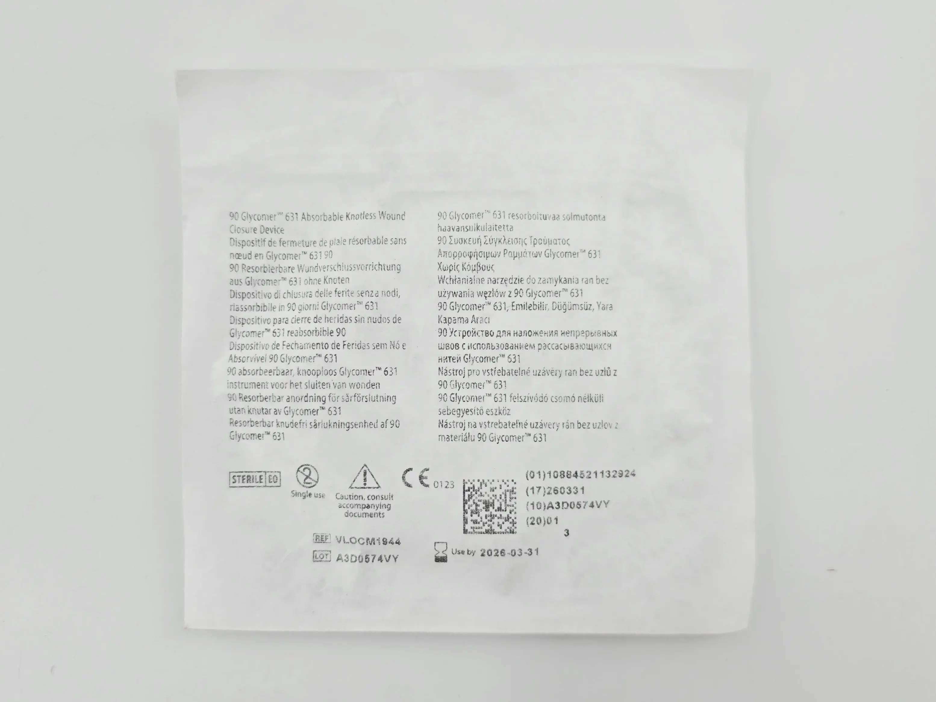 Covidien VLOCM1944 V-Loc 90 3-0 1X9" Undyed CV-23 17mm Surgalloy - Image 3