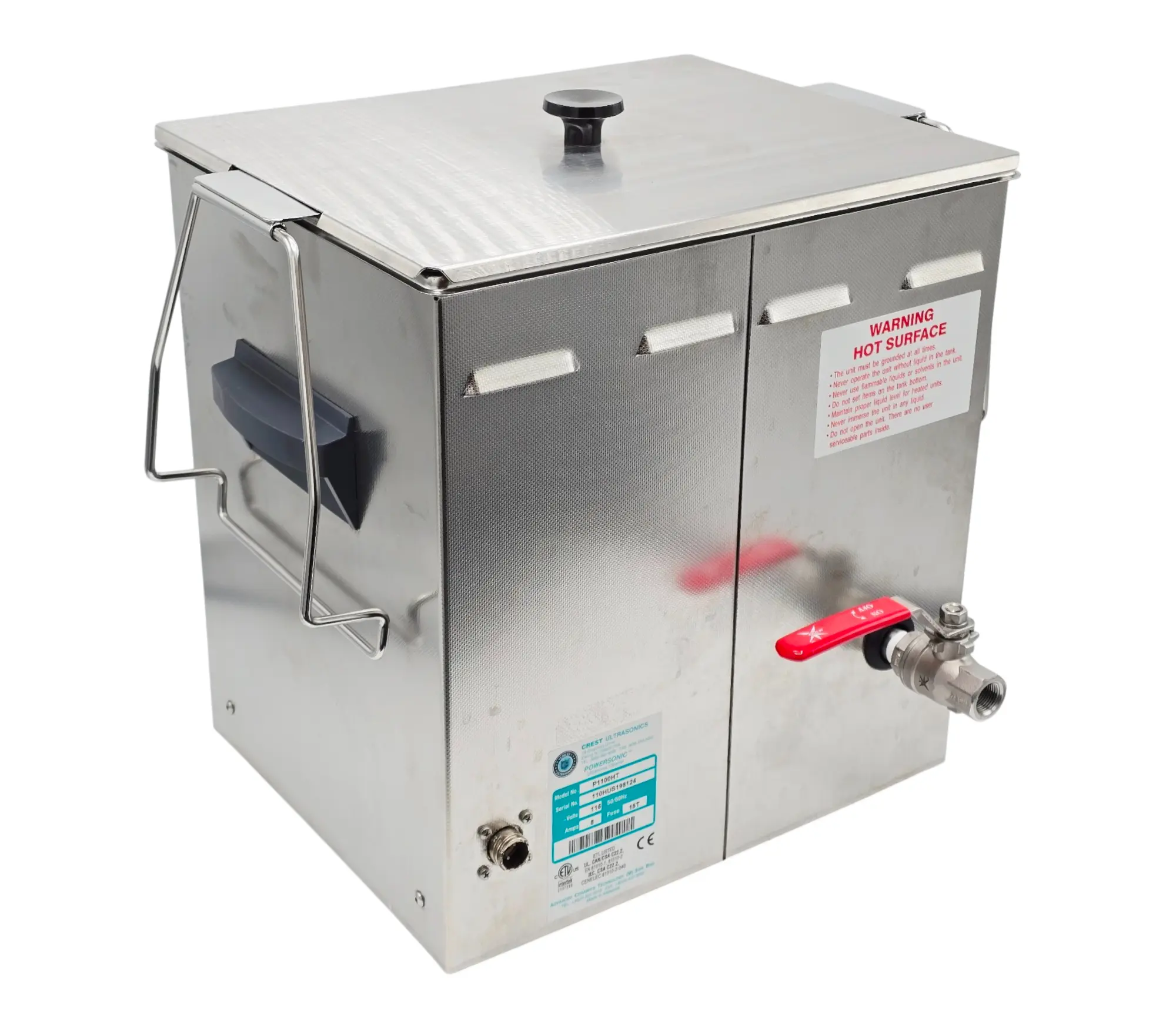 Crest Powersonic P1100HT Heated Ultrasonic Cleaner Bench-Top UnitCrest - Image 2