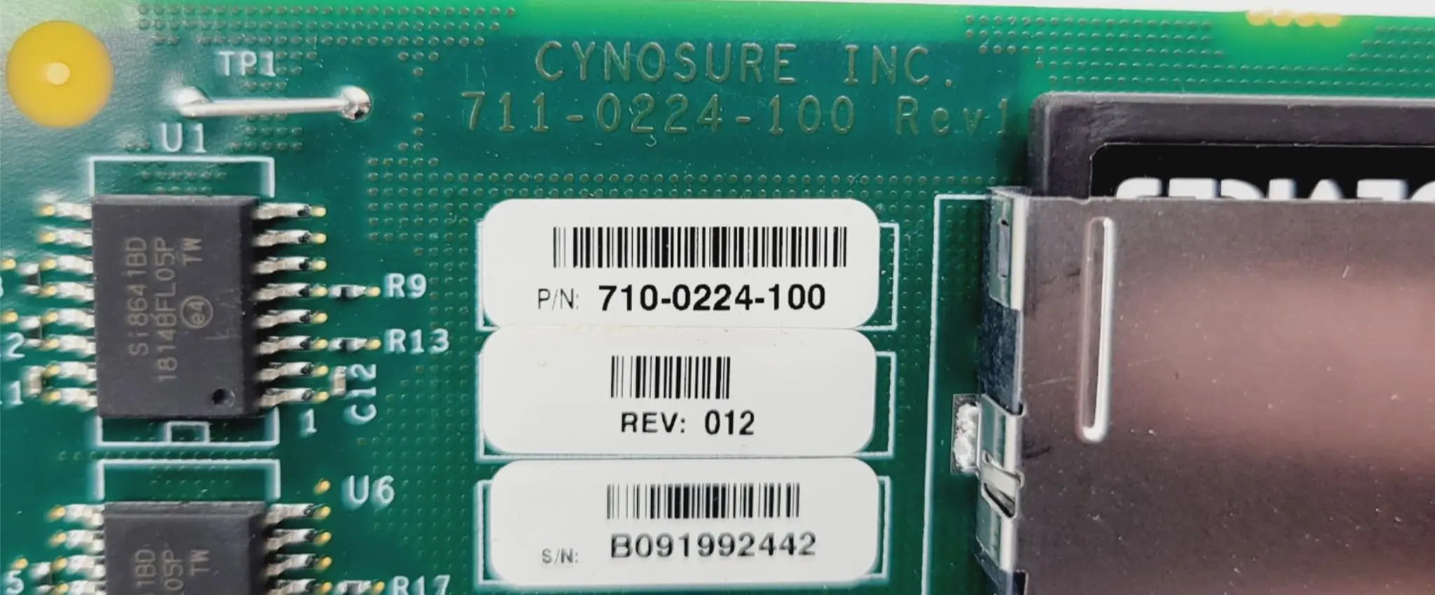 Cynosure 711-0224-100 Rev 012 SculpSure Assembly Board - Image 4