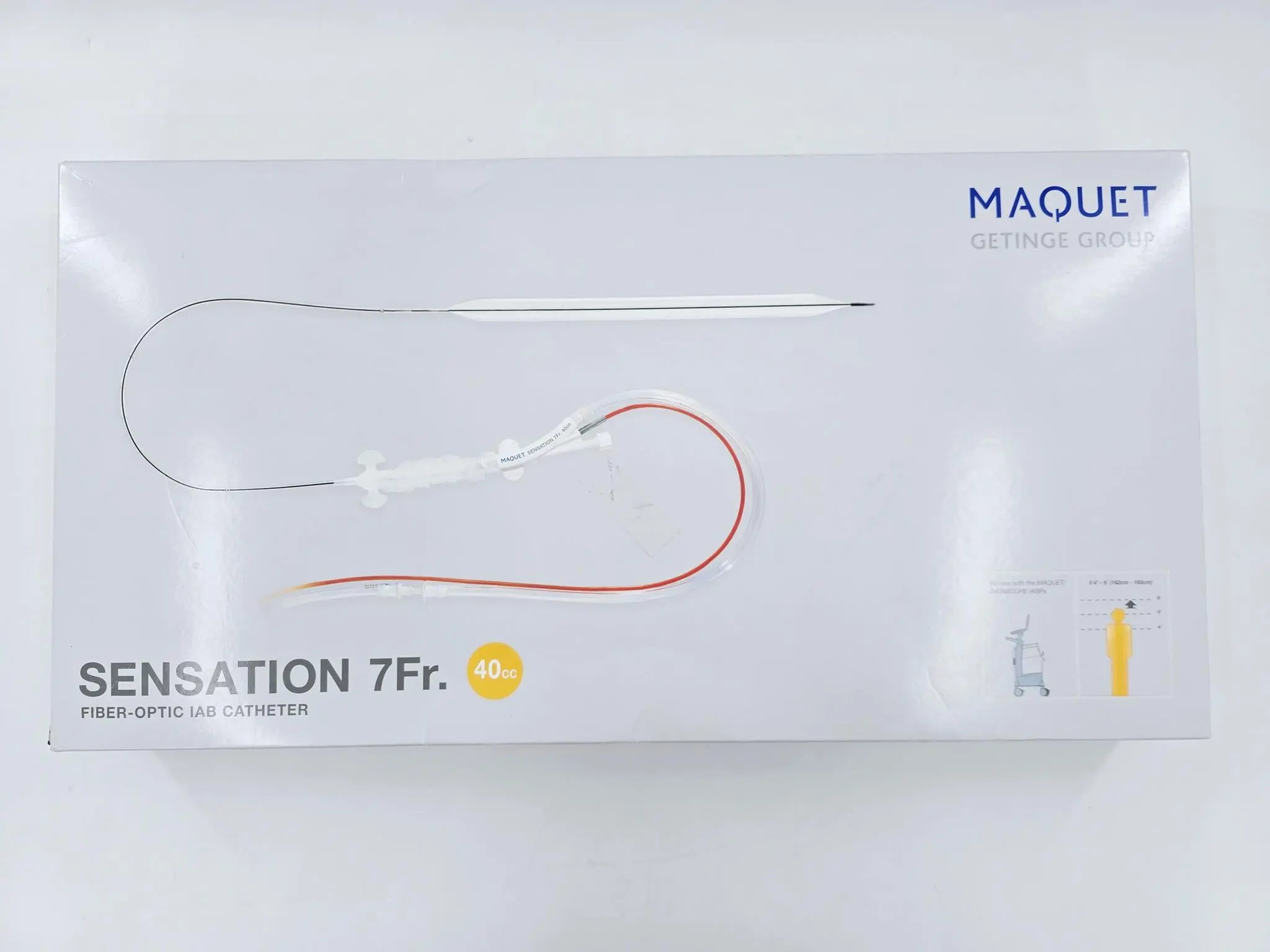 Maquet 0684-00-0470-01U Sensation 7Fr. Fiber-Optic IAB Catheter 40cc with Accessories - Image 2