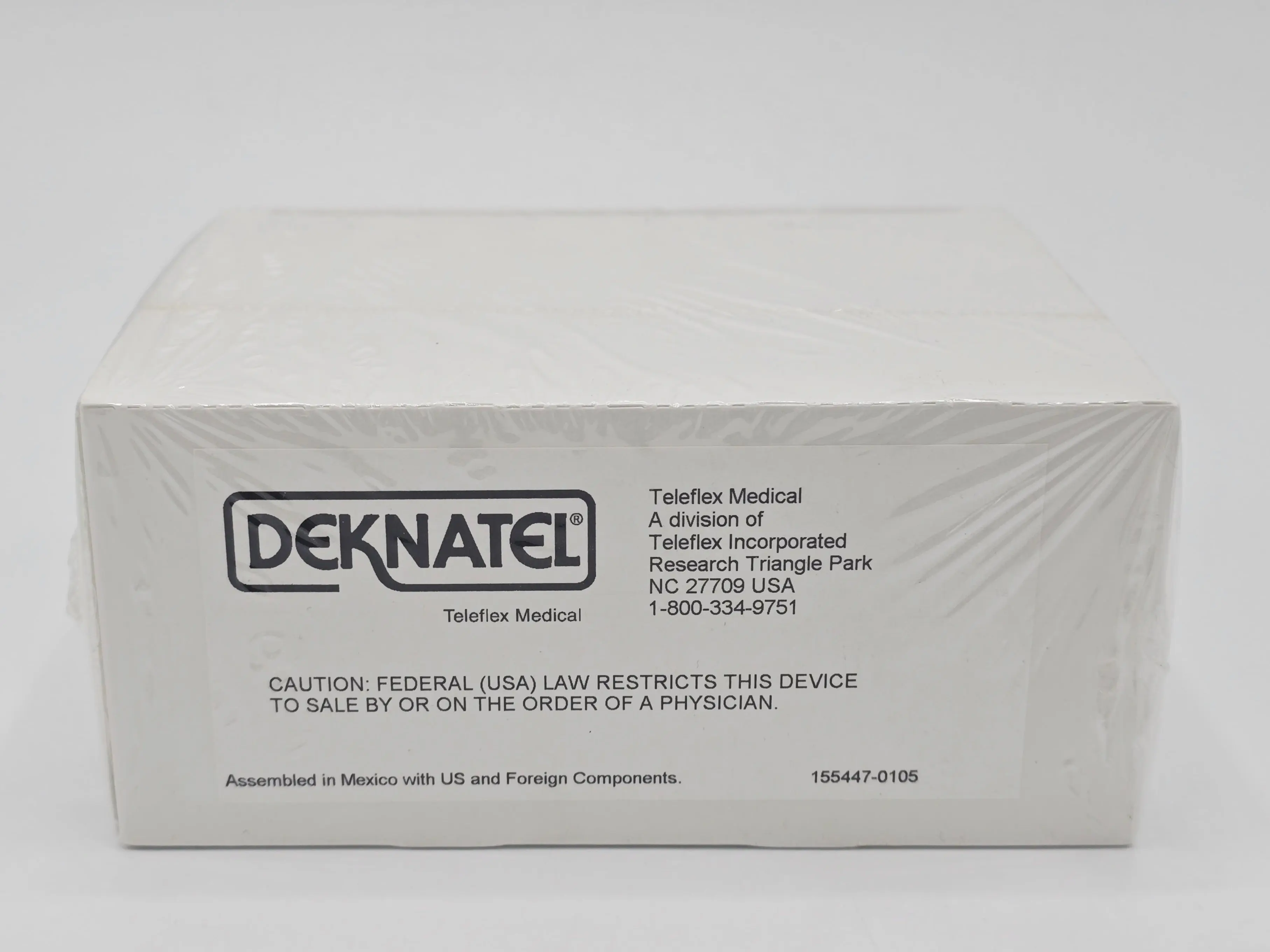 Deknatel X-4679WM5 Cottony White Braided Polyester Fiber Nonabsorbable Surgical Suture - Image 2