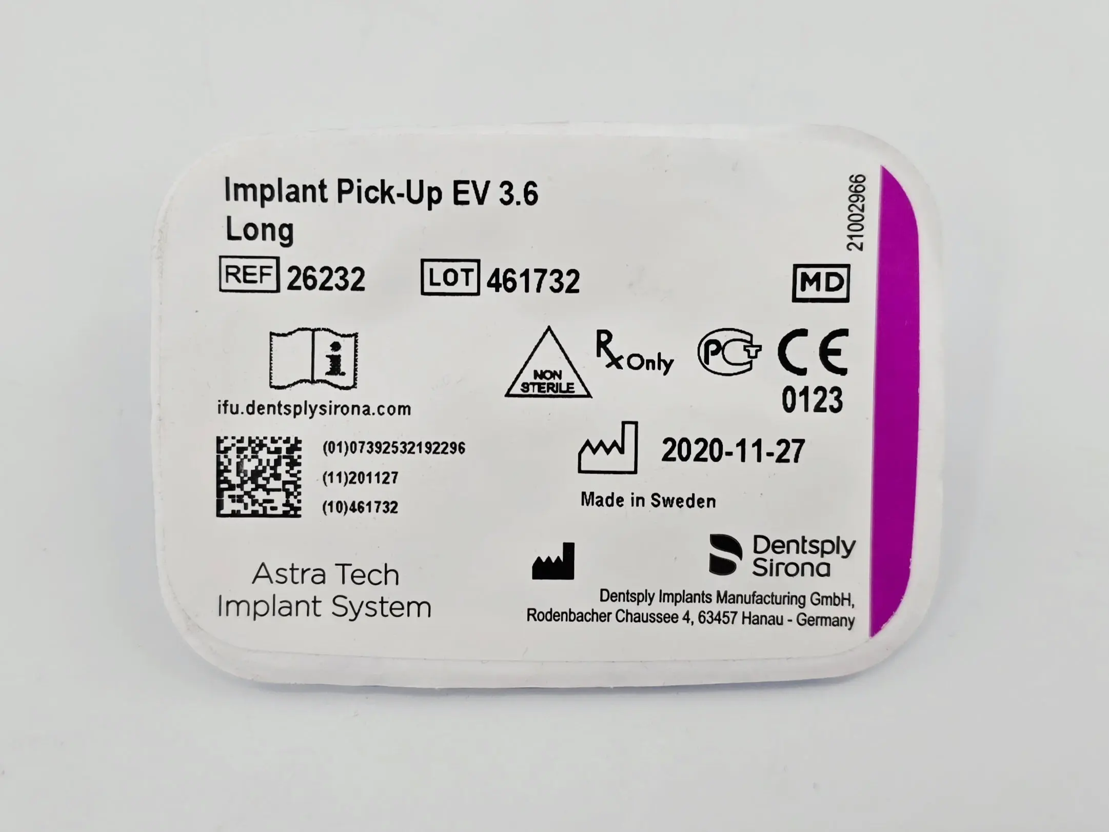 Dentsply Implants Manufacturing 26232 Implant Pick-up Ev 3.6 Long - Image 2