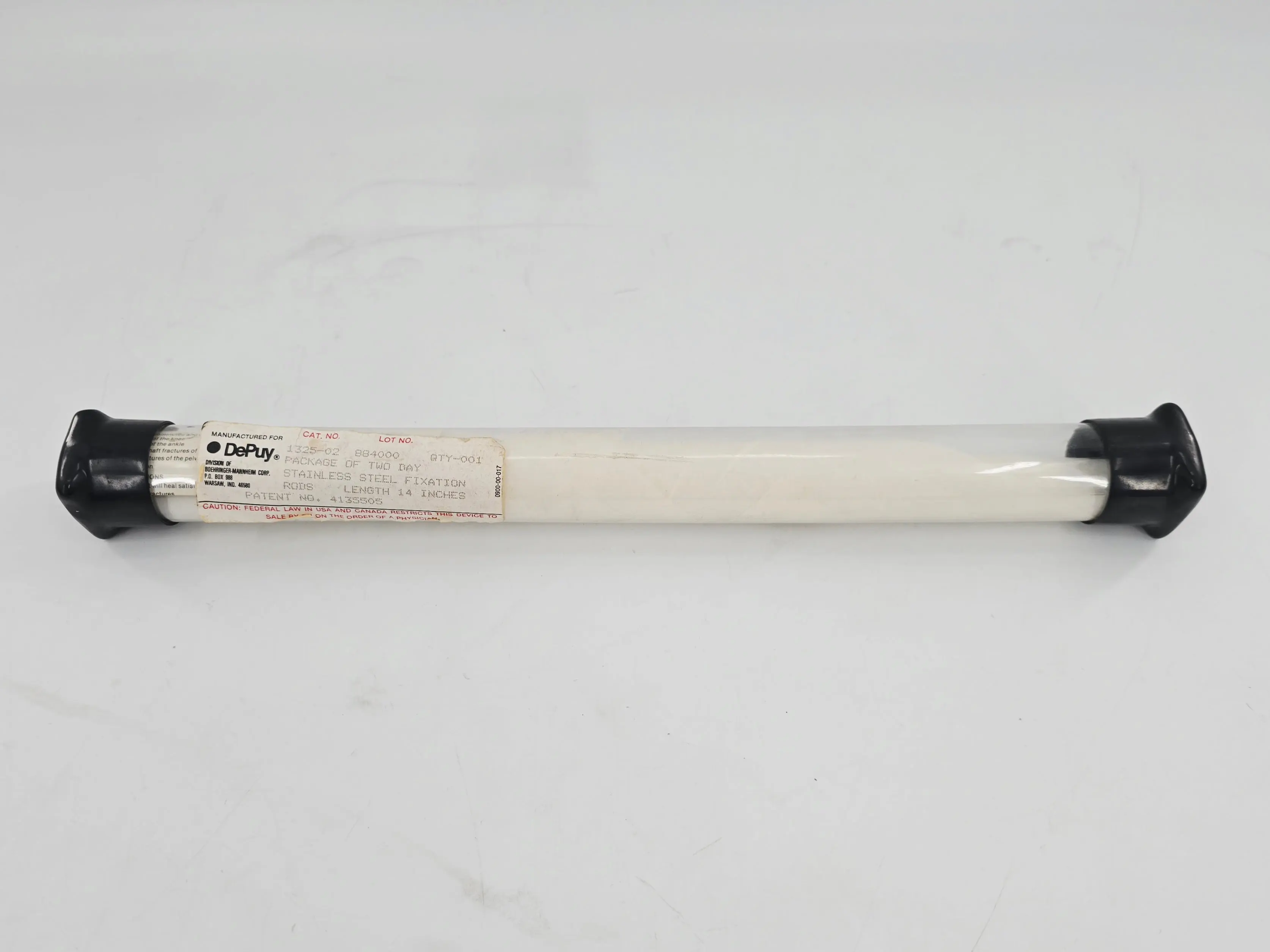 DePuy 1325-02 Day External Fixation Rod Stainless Steel 14" 2/PK - Image 2