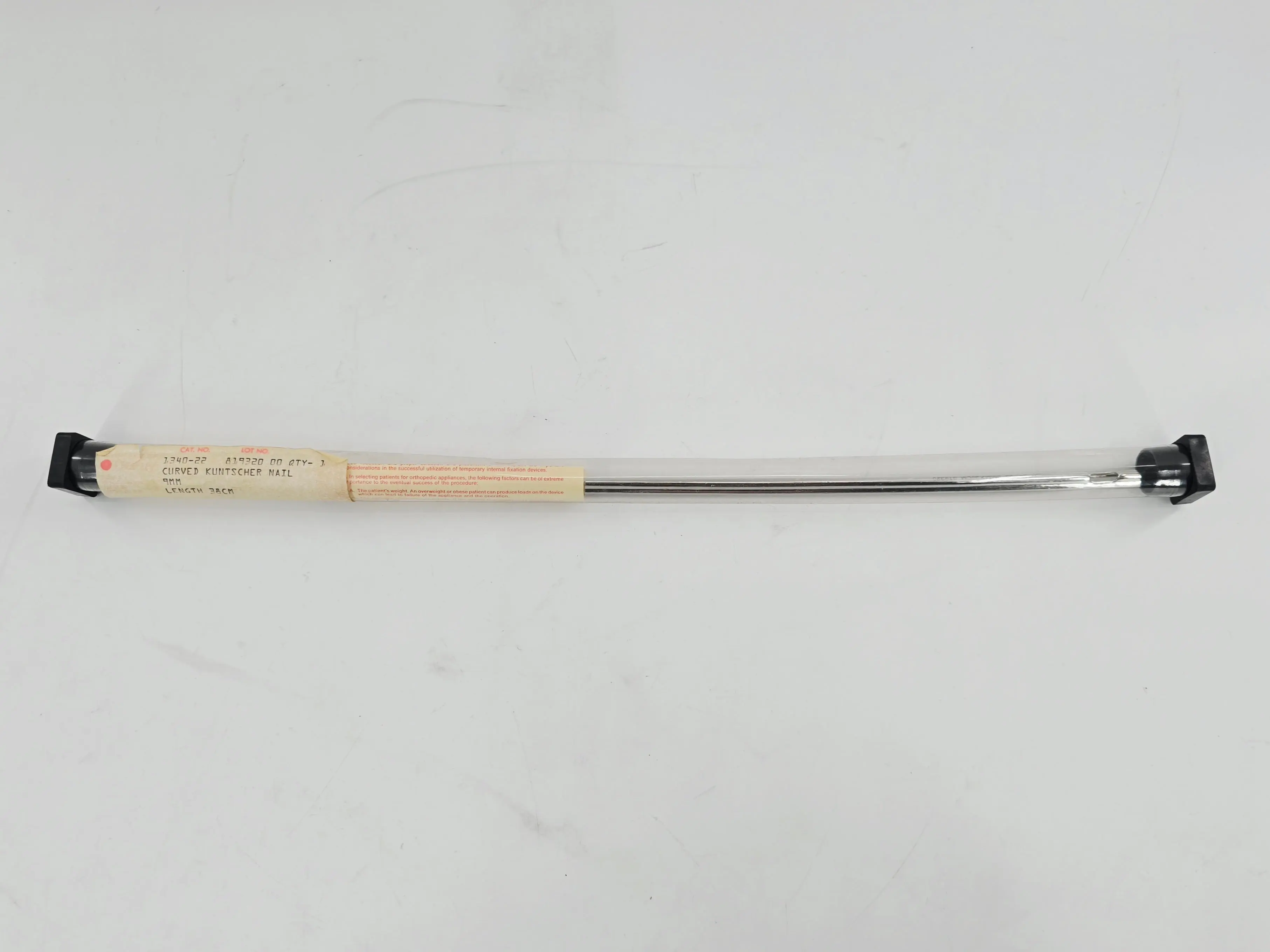 DePuy 1340-22 Kuntscher Nail Intramedullary Rod Curved 9mm x 38cm - Image 2
