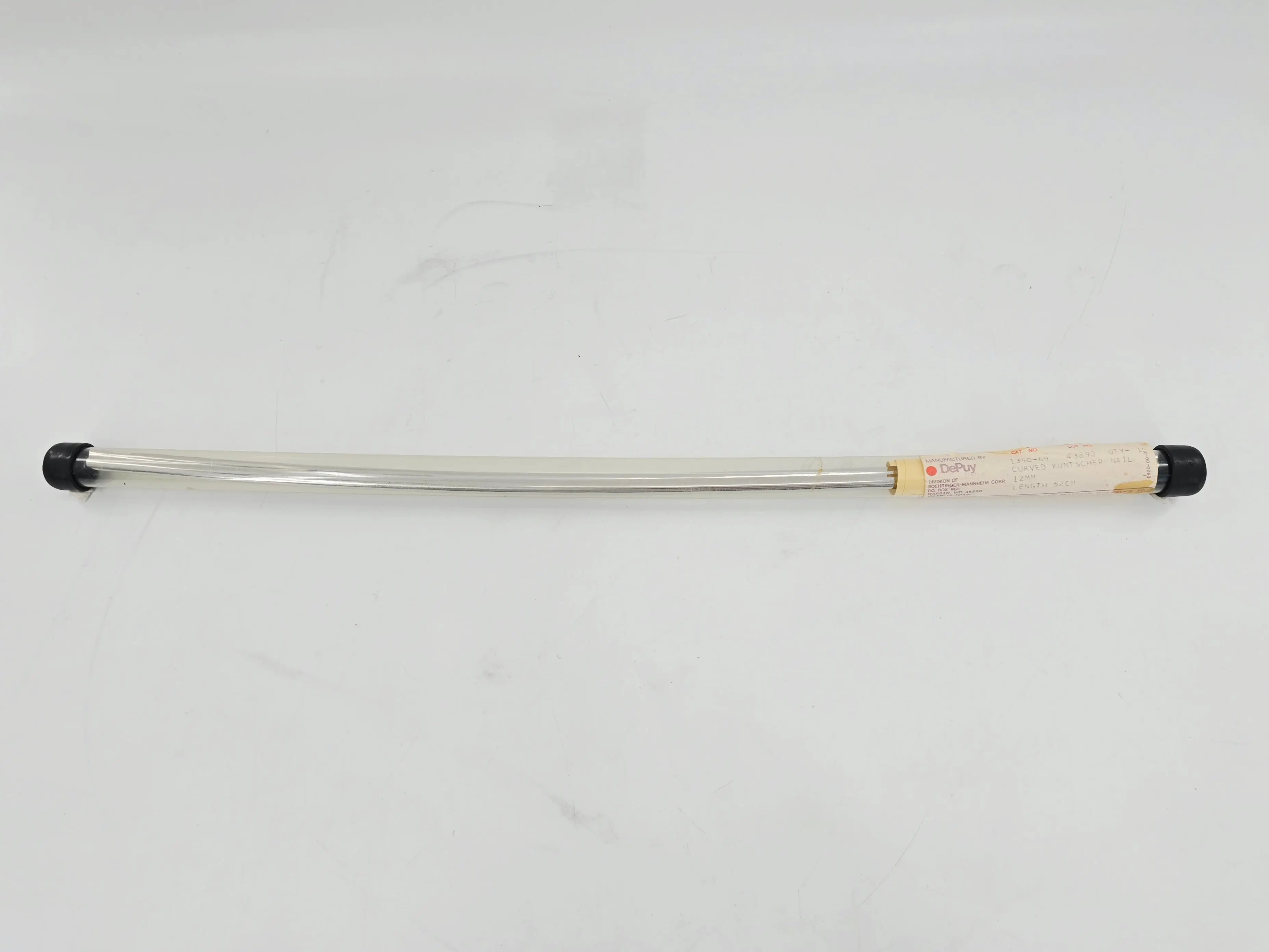 DePuy 1340-69 Kuntscher Nail Intramedullary Rod Curved 12mm x 52cm - Image 2