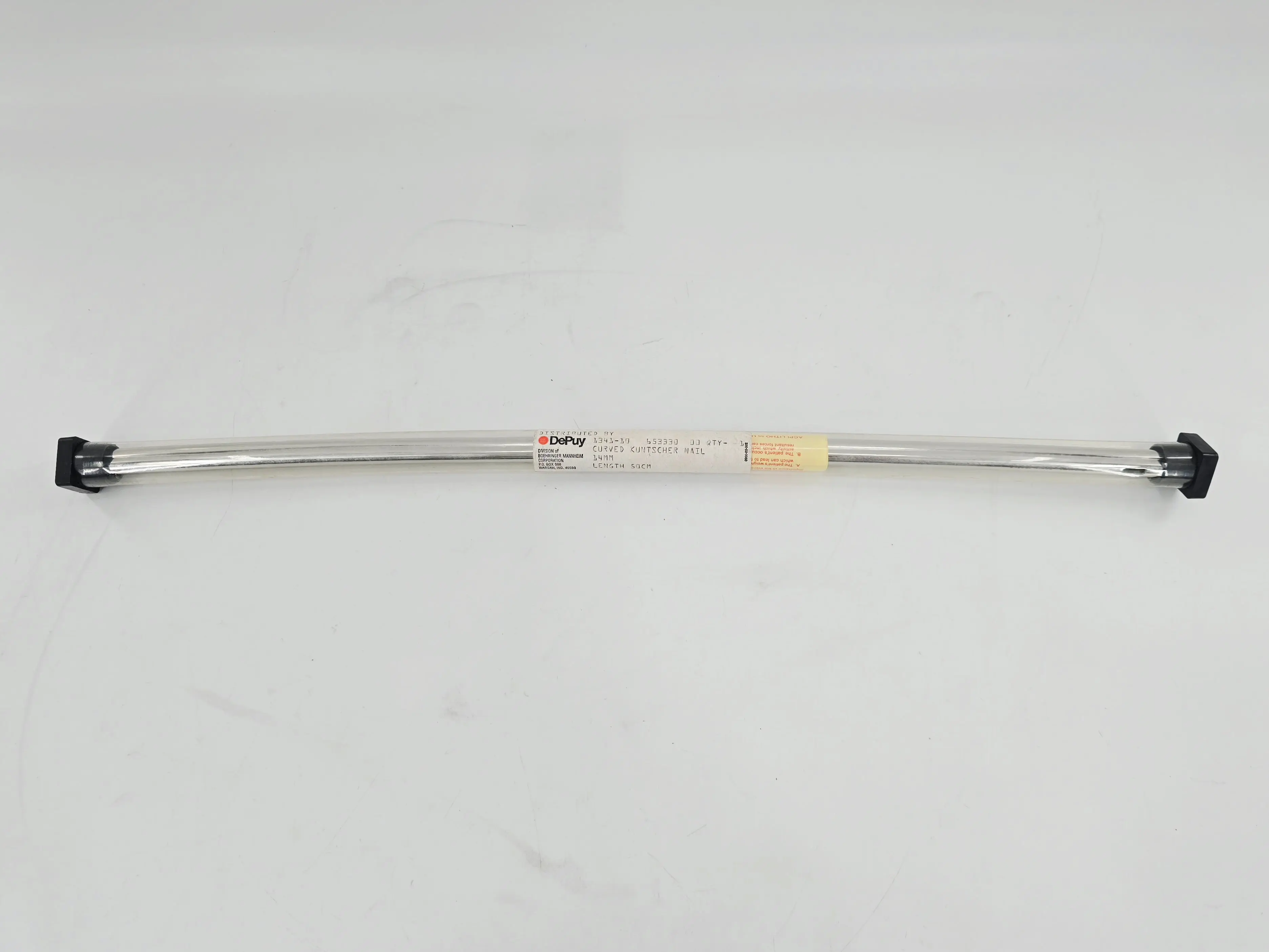 DePuy 1341-10 Kuntscher Nail Intramedullary Rod Curved 14mm x 50cm - Image 2