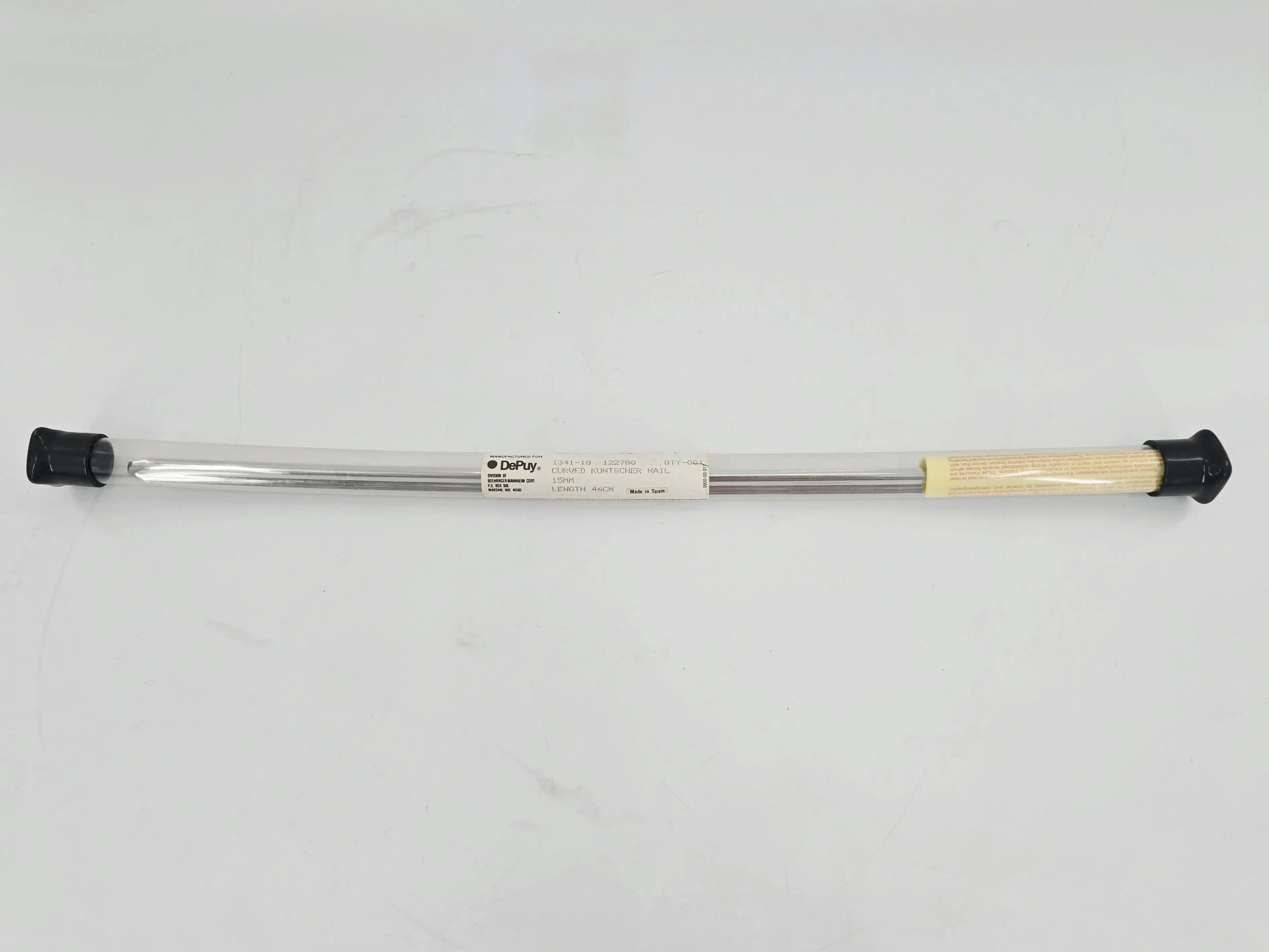 DePuy 1341-18 Kuntscher Nail Intramedullary Rod Curved 15mm x 46cm - Image 2