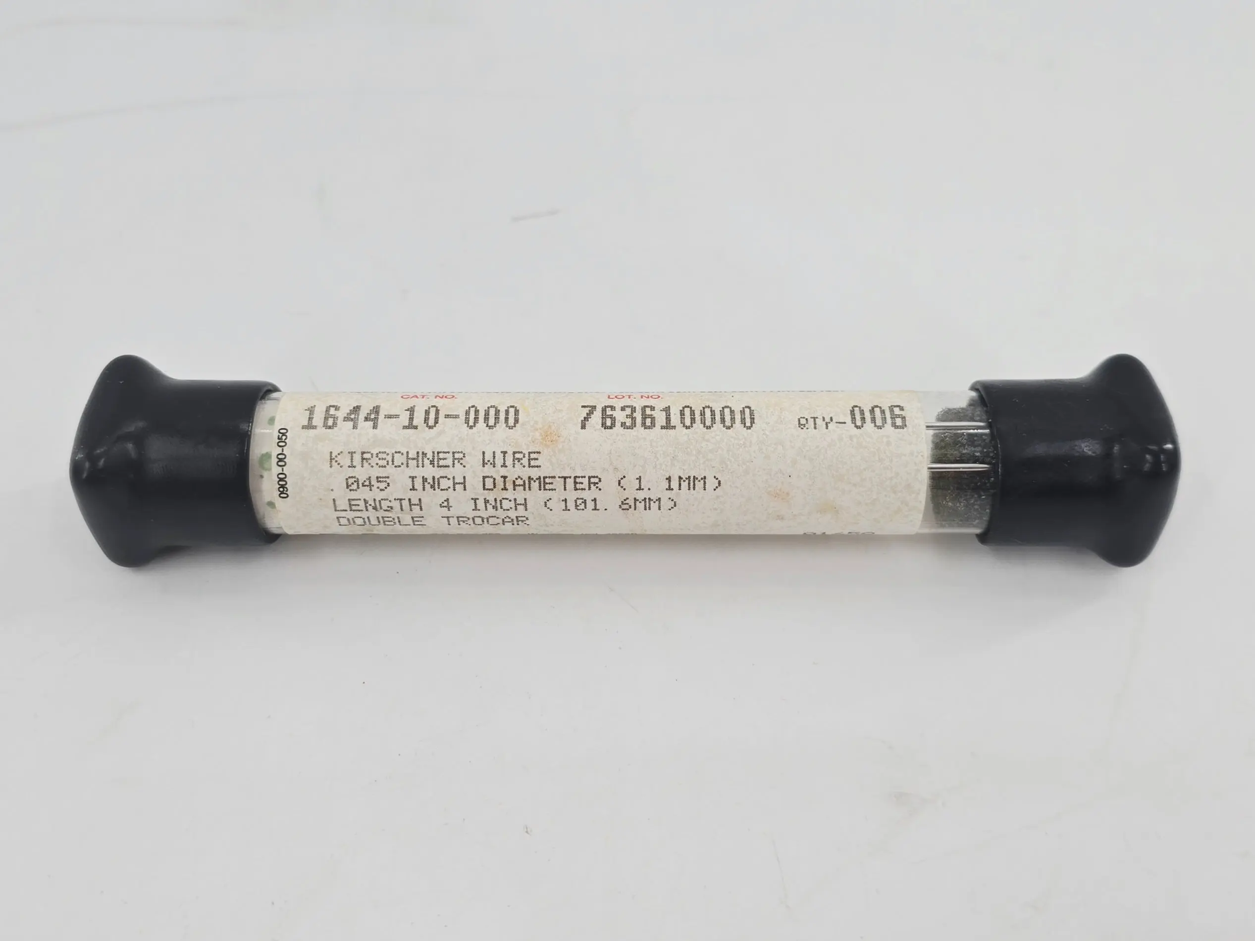 DePuy 1644-10-000 Kirschner Wire Double Trocar Point .045" x 9" 6/PK - Image 2
