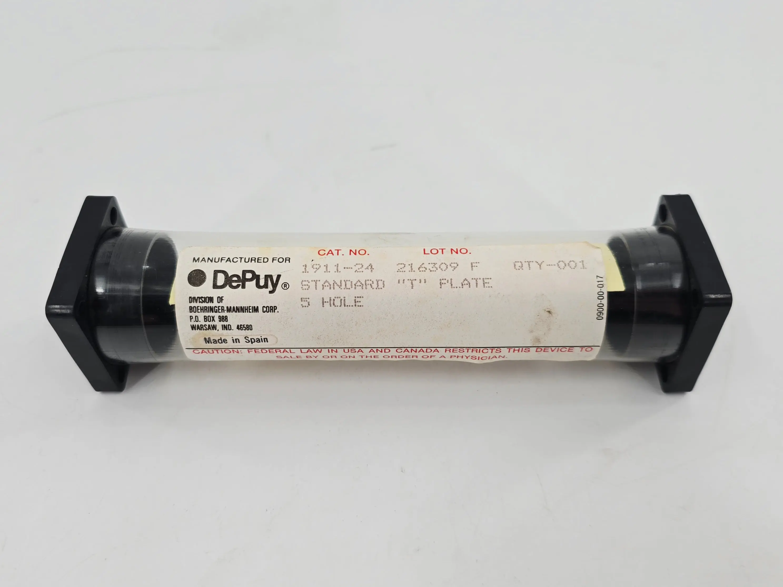 DePuy 1911-24 Standard T-Plate 5-Hole PK/1 - Image 2