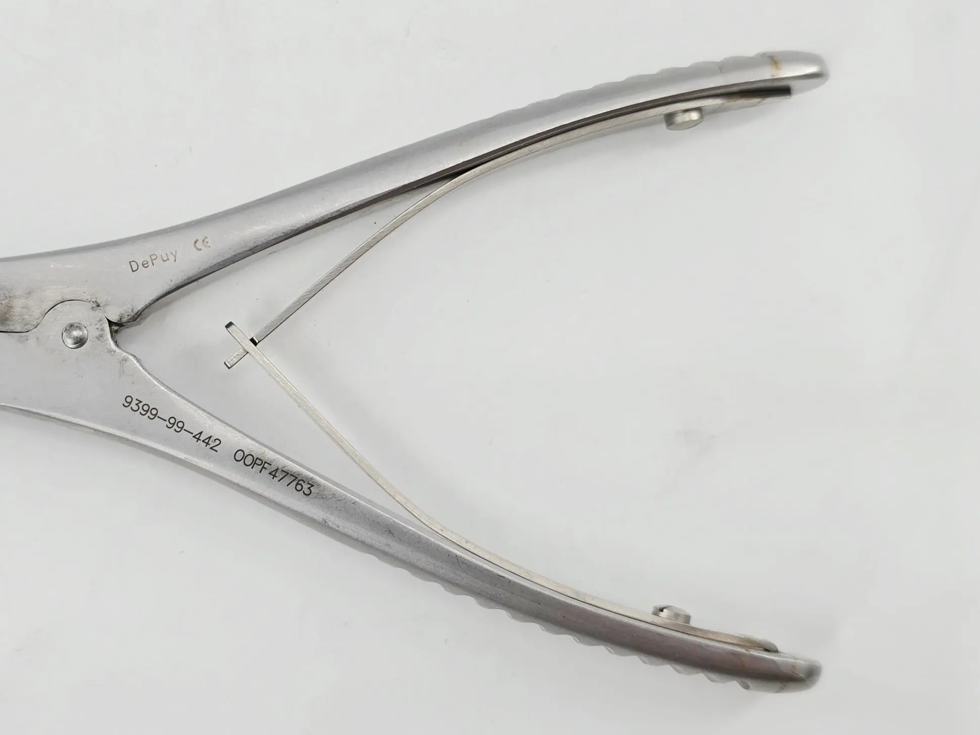 DePuy 9399-99-442 Wire Cutter Short TC Inserts Orthopedic 6" - Image 3