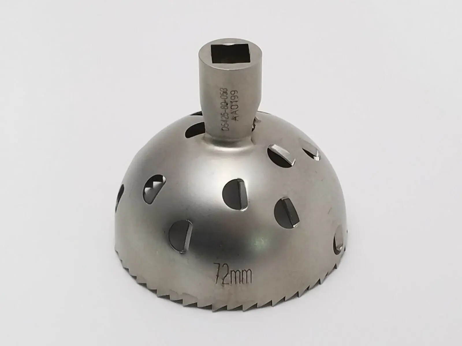DePuy D5425-80-053 Knee Cup Reamer 72mm Orthopedic - Image 2
