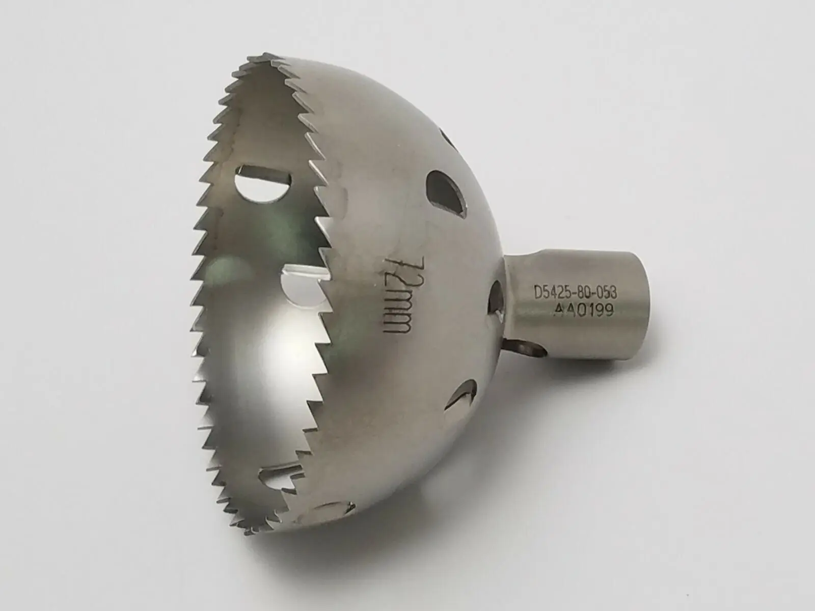 DePuy D5425-80-053 Knee Cup Reamer 72mm Orthopedic - Image 3
