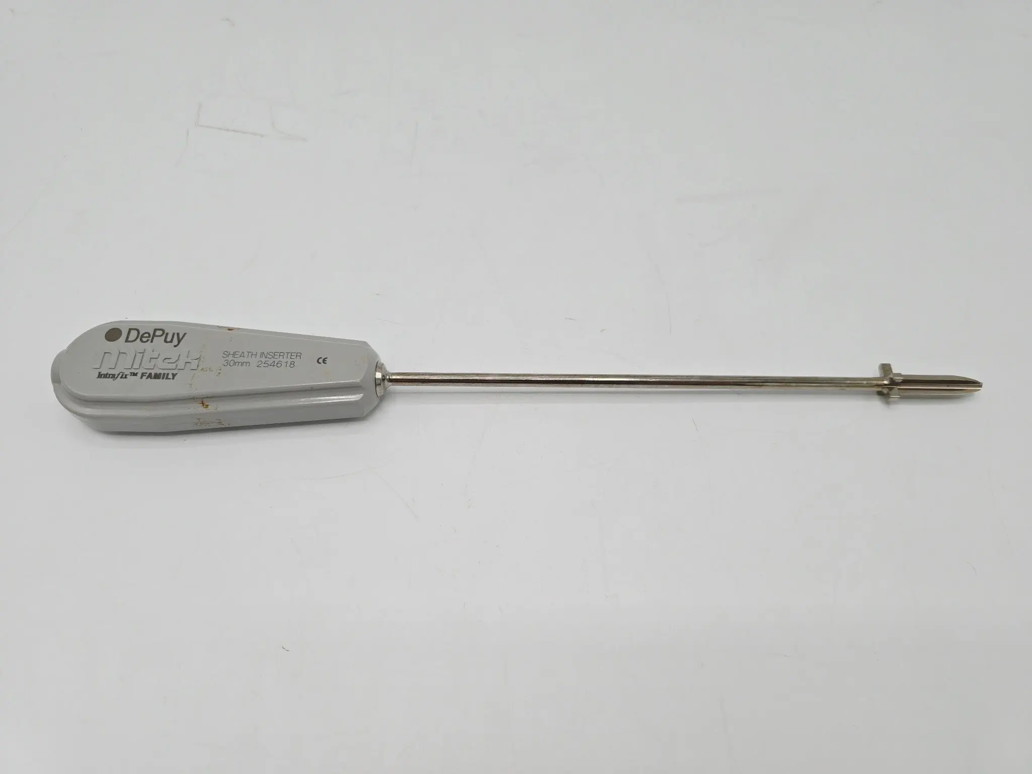 DePuy Mitek 254618 INTRAFIX 30mm Tibial Sheath Inserter Fixed Handle 12-3/8" - Image 2