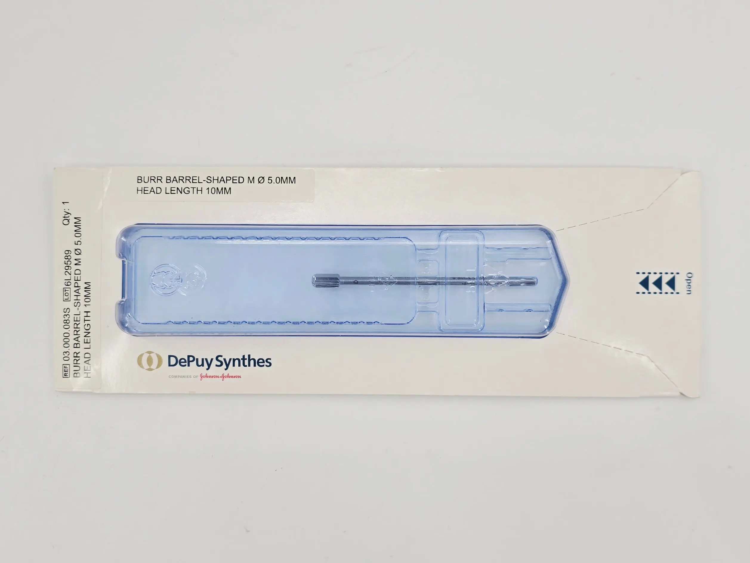 DePuy Synthes 03.000.083S Burr Barrel-Shaped M Ø 5.0mm Head Length 10mm - Image 2