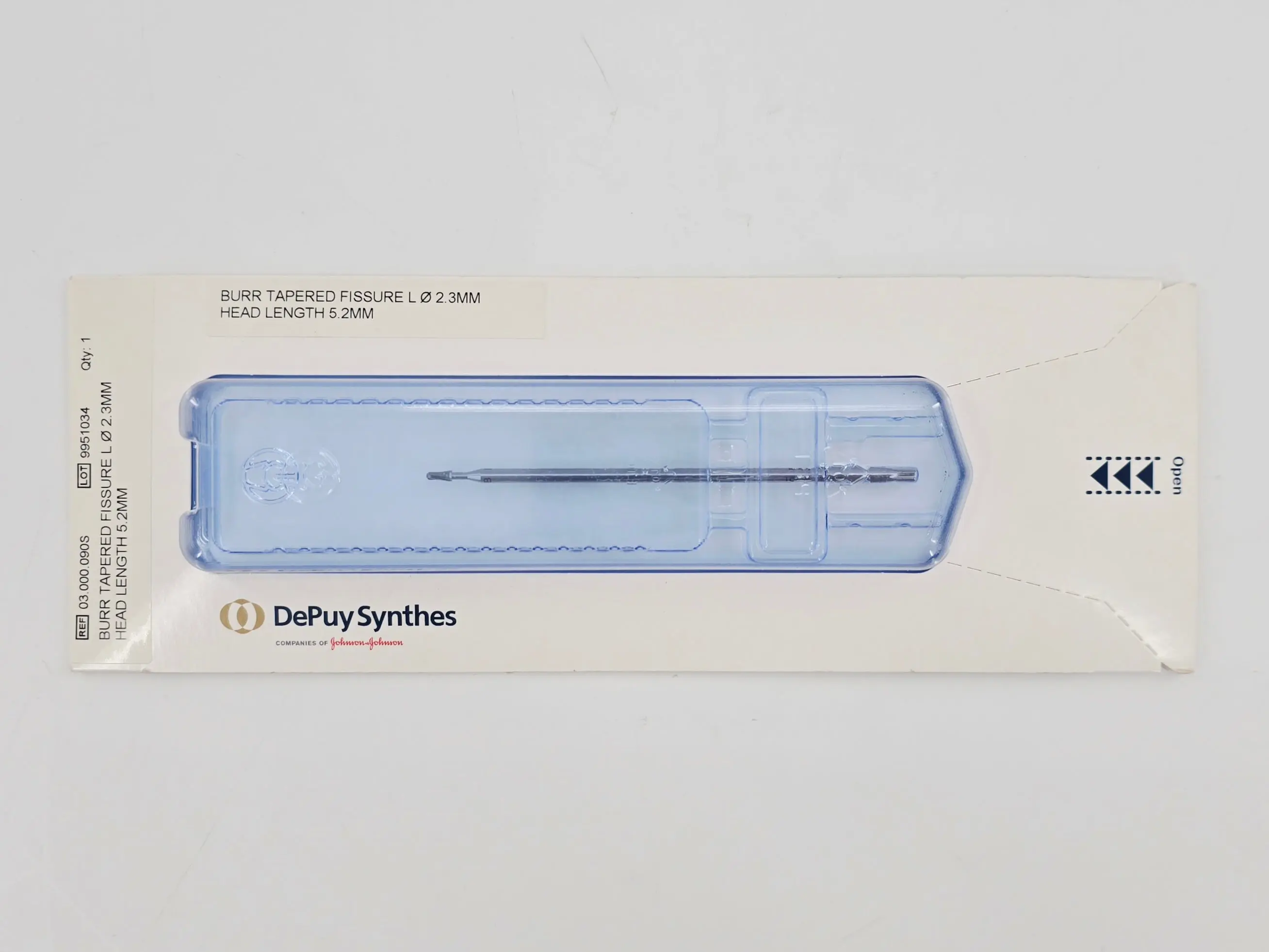 DePuy Synthes 03.000.90S Burr Tapered Fissure L Ø 2.3mm Head Length 5.2mm - Image 2