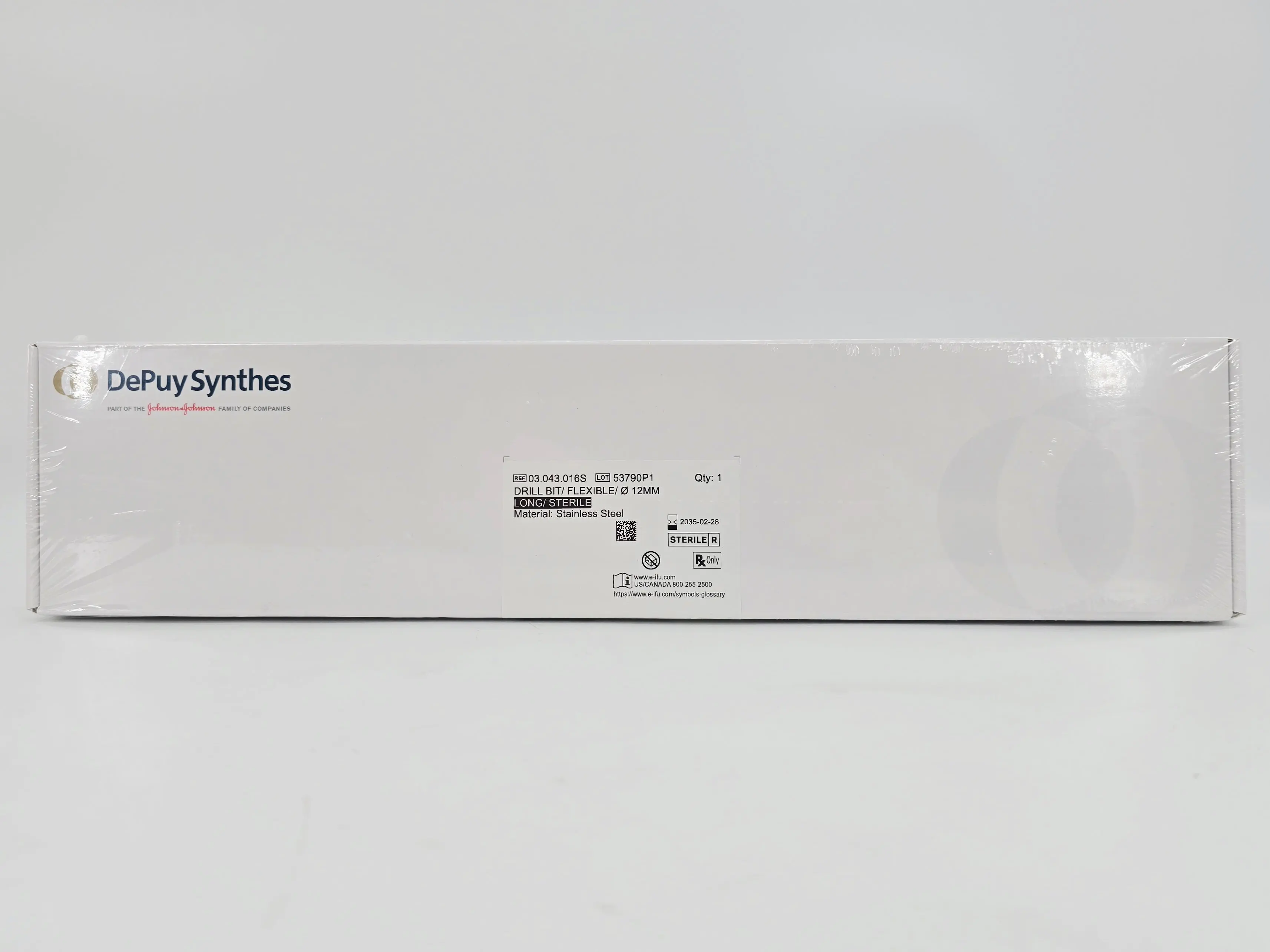DePuy Synthes 03.043.016S Drill Bit Flexible Ø12mm Long/ Sterile 1/EA - Image 2