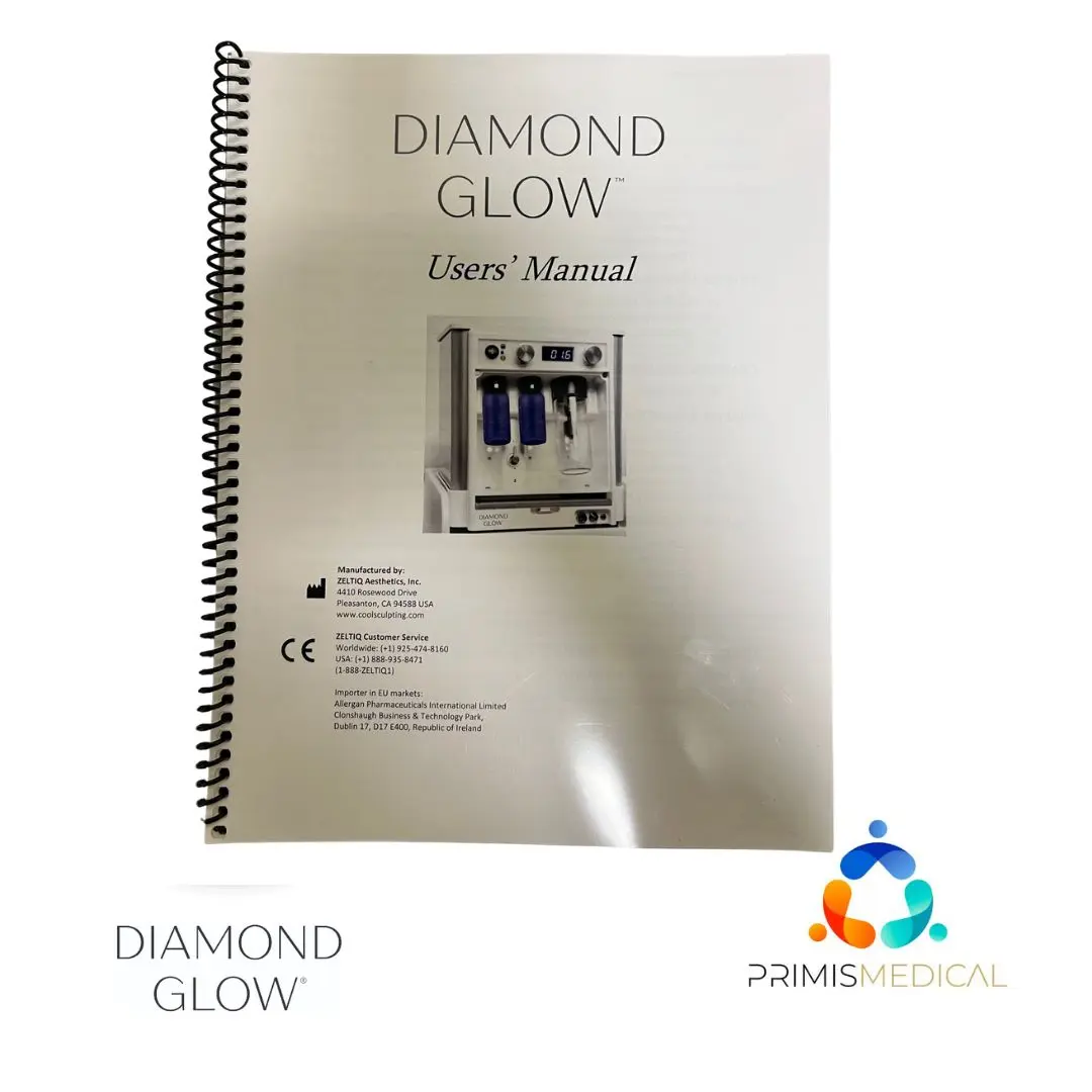 DiamondGlow Skin Resurfacing Cart w/ 2 Handpieces & Four Drawers 20 Hours of Use - Image 3