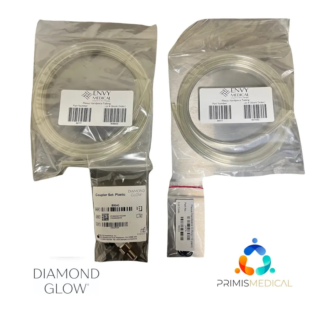 DiamondGlow Skin Resurfacing Cart w/ 2 Handpieces & Four Drawers 20 Hours of Use - Image 7